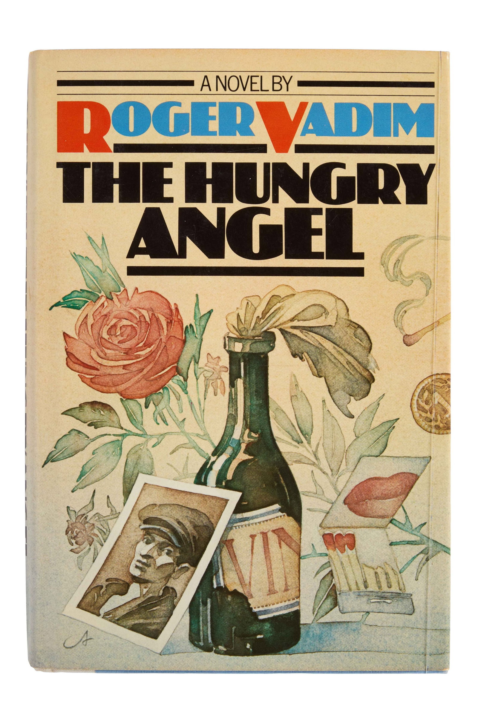 Samantha Eggar | 1984 Roger Vadim Signed "The Hungry Angel" Book: A hardcover first edition of the novel The Hungry Angel (New York: Atheneum, 1983) by Roger Vadim, inscribed in black felt tip pen ink by the author to Samantha Eggar on the title page. Vadim writes: