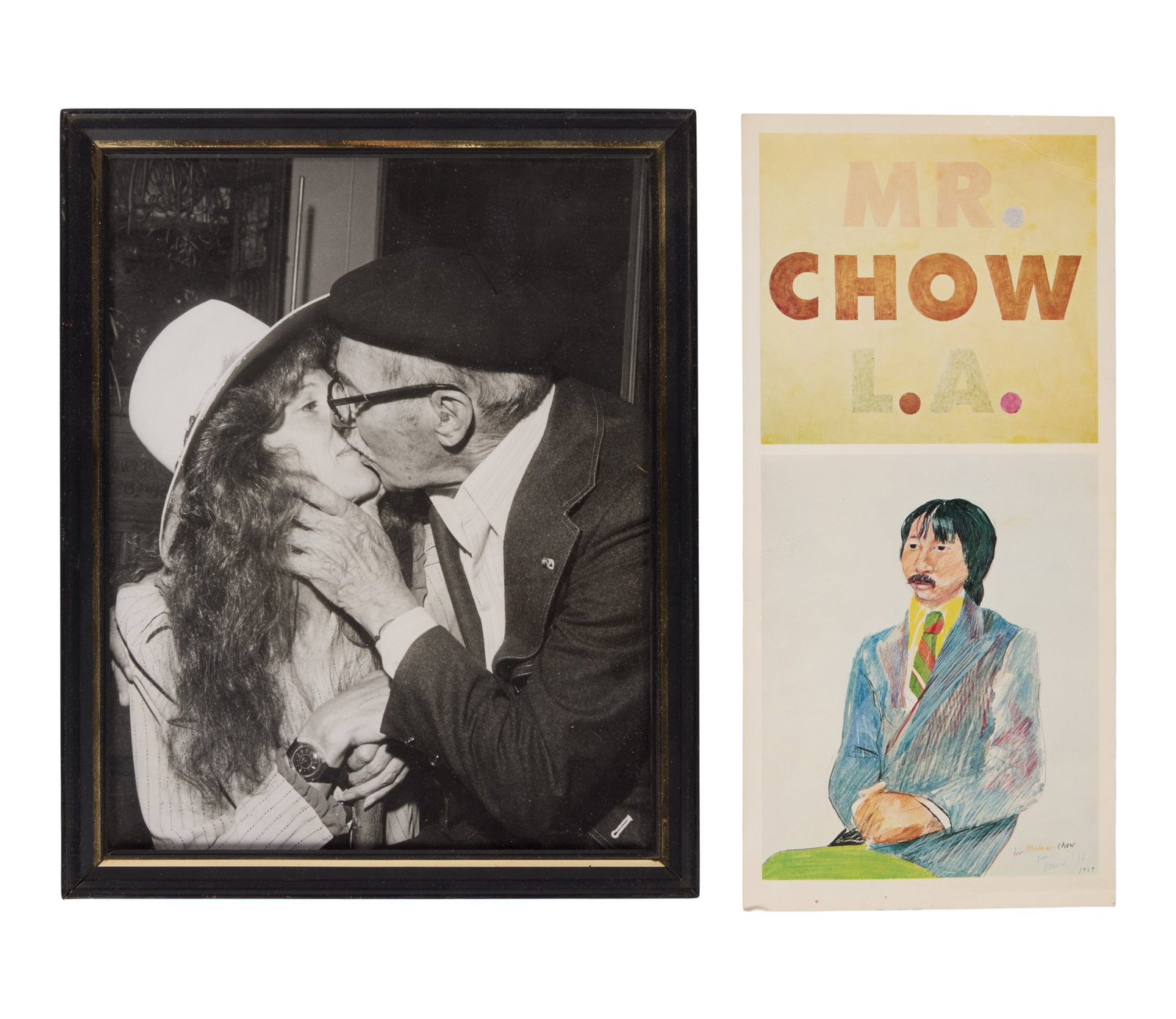 Samantha Eggar | 1970s Groucho Marx Signed Mr. Chow Postcard with Photo (1 of 2)