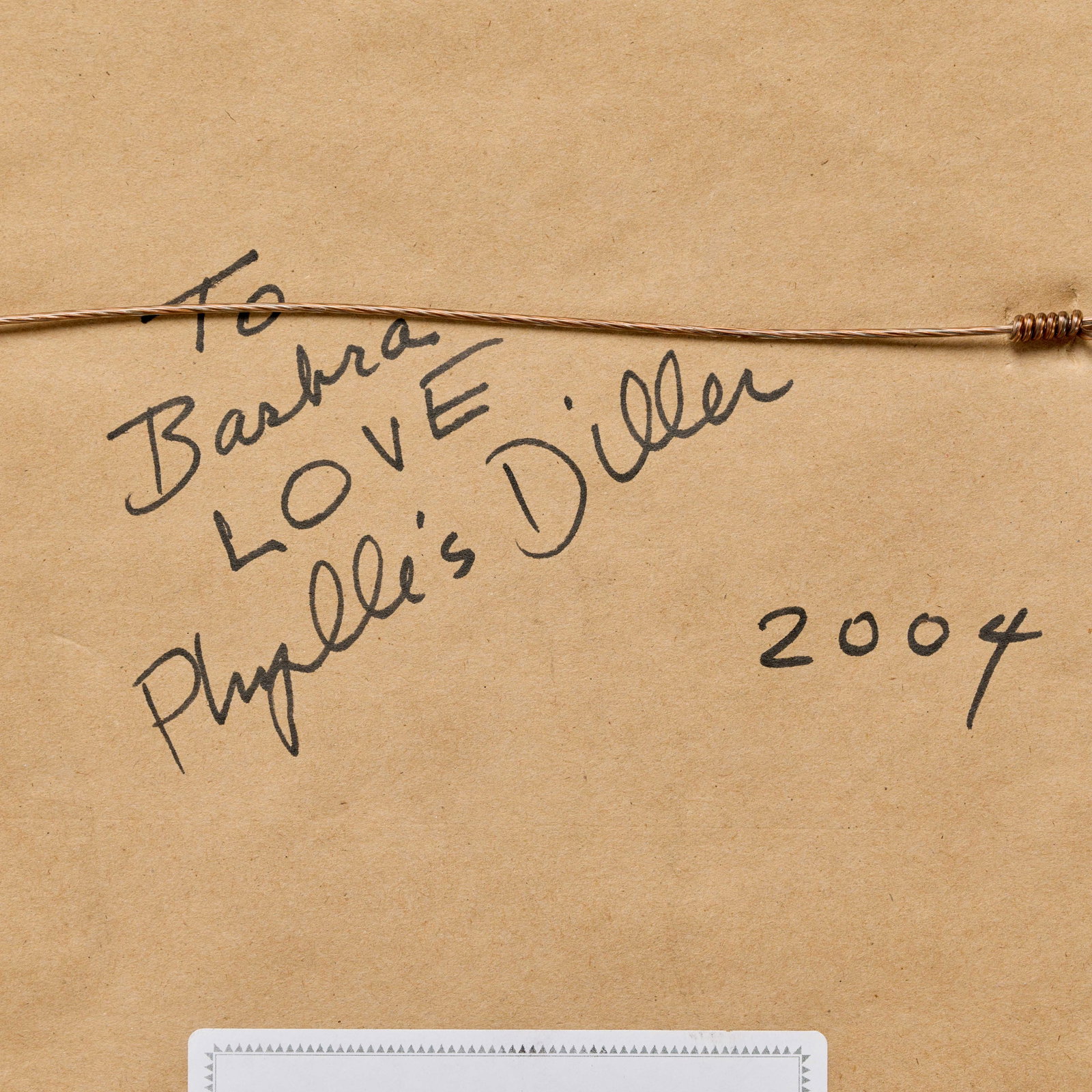 Phyllis Diller | Signed Framed "Beaucoup Fleurs" Print - 3