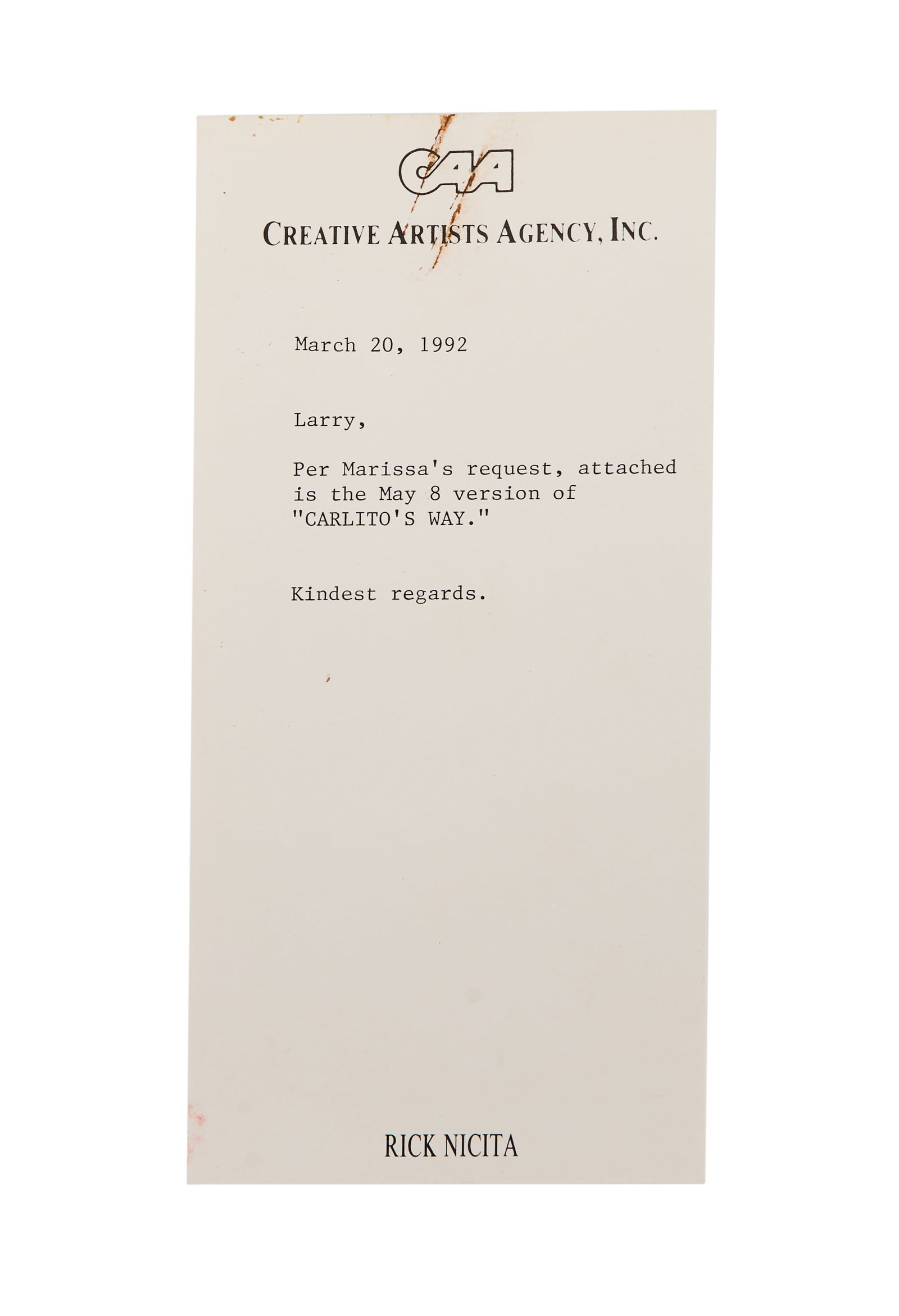 Al Pacino | Signed Carlito's Way Script - 3