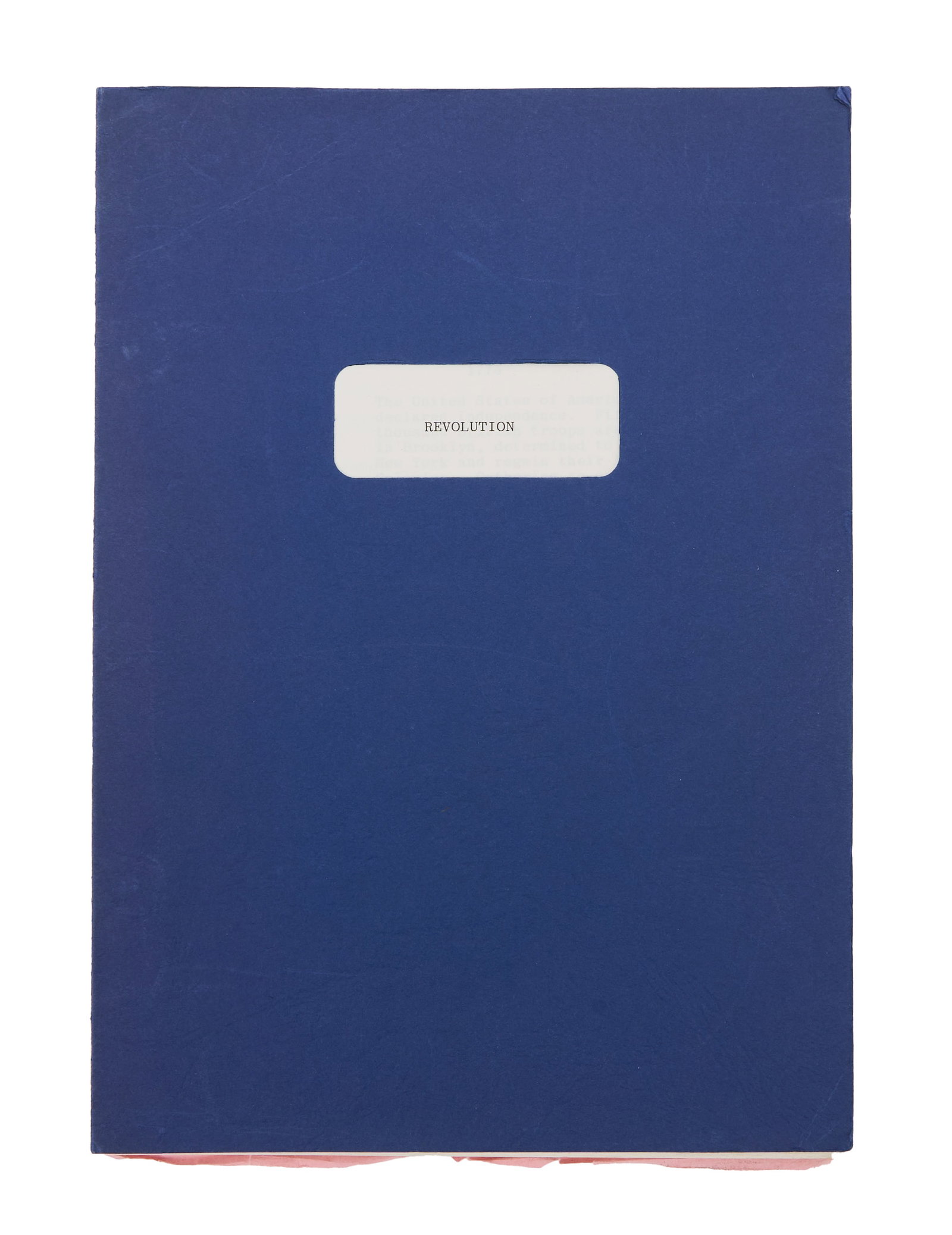 Al Pacino | Signed Revolution Screenplay - 4