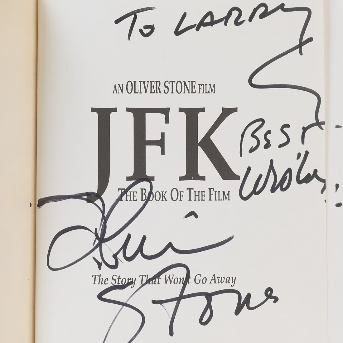 Oliver Stone | Five Signed Books - 18