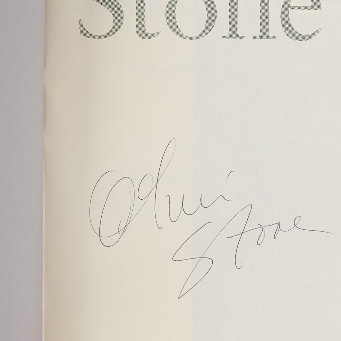 Oliver Stone | Five Signed Books - 6
