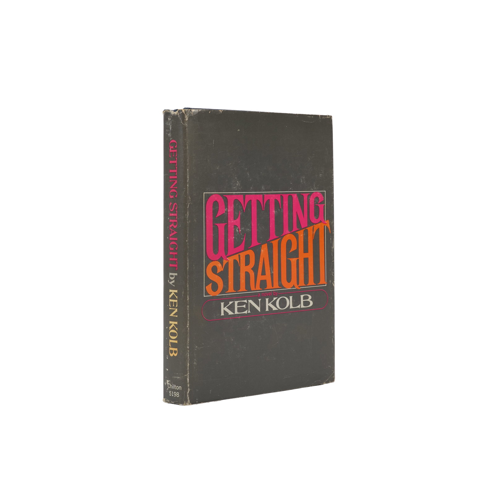 Getting Straight | Copy Signed by Elliot Gould, Mervyn LeRoy: KOLB, KEN. Getting Straight. Philadelphia: Chilton Books, 1967. 8vo. Original cloth, unclipped dust jacket. Toning, edge and shelf wear to jacket. Tape residue on front endpaper and front jacket