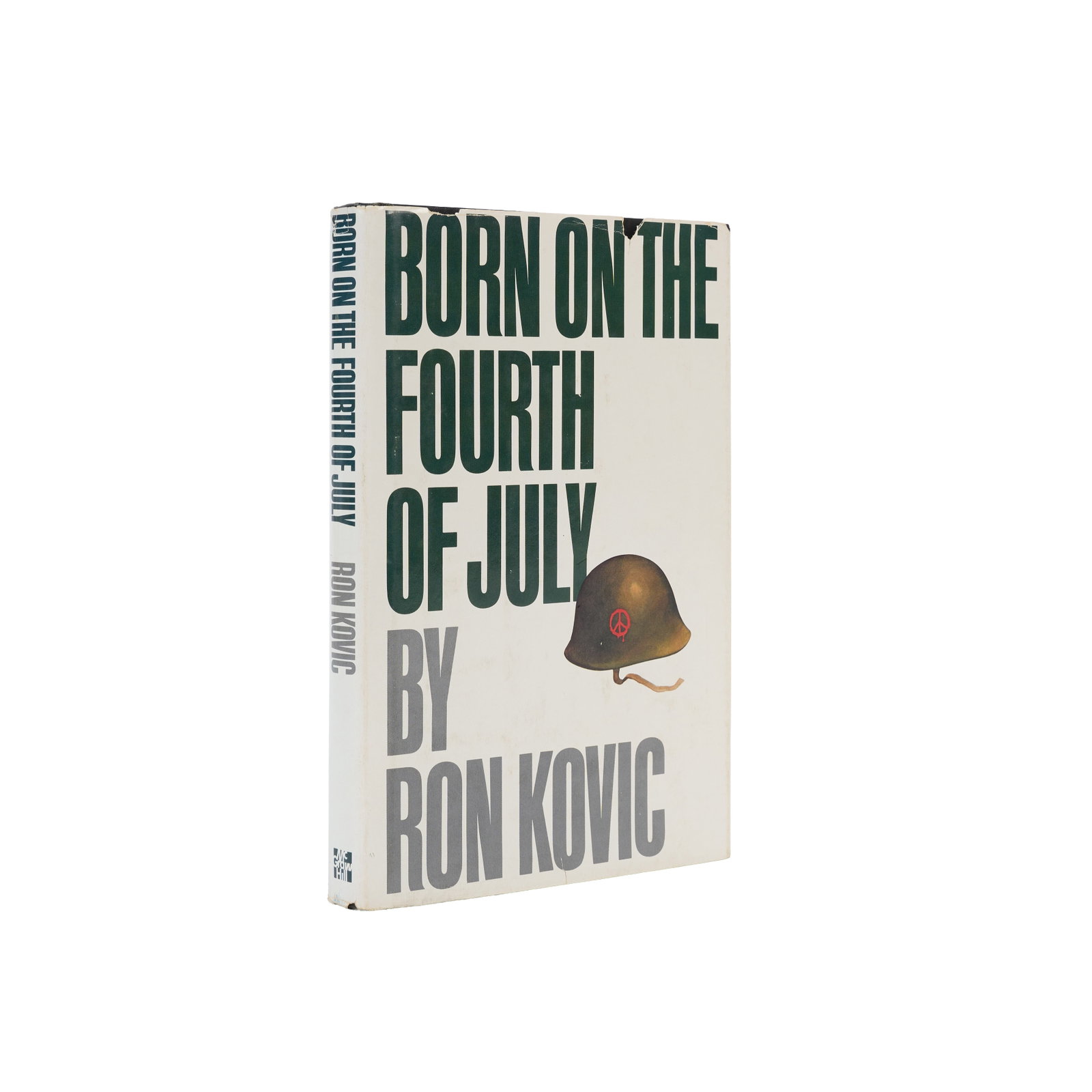 Born on the Fourth of July | Book Signed by Tom Cruise, Oliver Stone, Ron Kovic: KOVIC, RON. Born on the Fourth of July. New York: McGraw-Hill, 1976. 8vo. Original board, unclipped dust jacket. Toning, shelf wear to jacket; 2" tear to upper back jacket cover. FIRST EDITION.