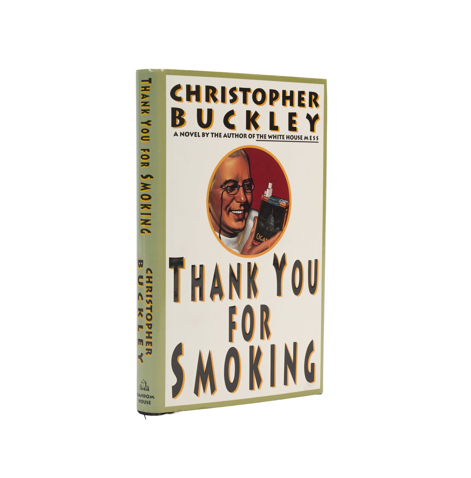 Mel Gibson | Signed Copy of Thank You For Smoking: BUCKLEY, CHRISTOPHER. Thank You For Smoking. New York: Random House, 1994. 8vo. Original cloth-backed board, unclipped dust jacket. Light toning to jacket. Second printing. Signed by Mel Gibson on