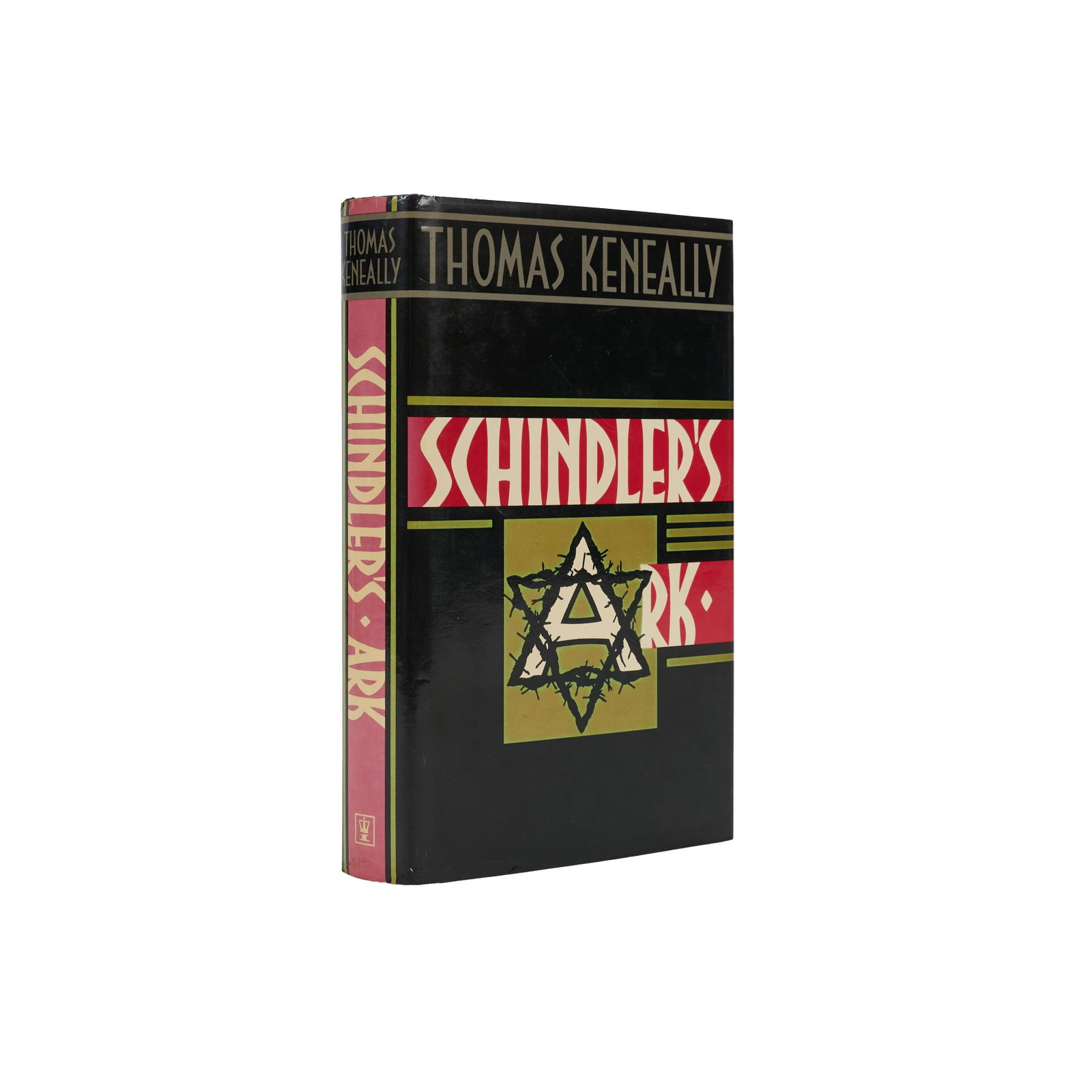 Schindler's List | Schindler's Ark Signed by Liam Neeson and Thomas Keneally: From the collection of journalist Larry Grobel. Recalling getting the book signed, Grobel writes, "This one is heartfelt. Liam Neeson signed it first and I thought it was appropriate. When Keneally