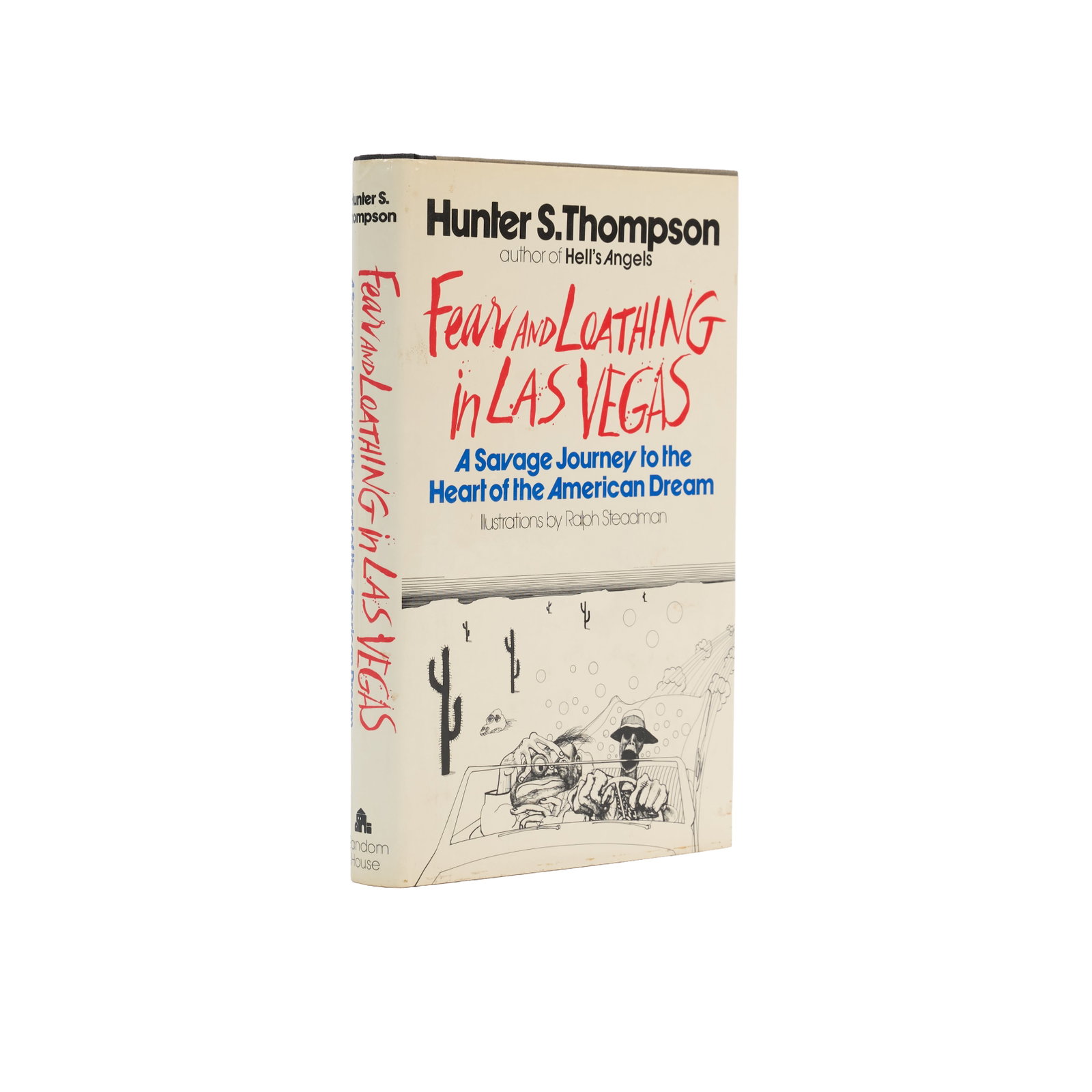 Ralph Steadman | Signed Copy of Fear and Loathing in Las Vegas: THOMPSON, HUNTER S. Fear and Loathing in Las Vegas: A Savage Journey to the Heart of the American Dream. New York: Random House, 1971. 8vo. Original cloth-backed board, clipped dust jacket. Toning