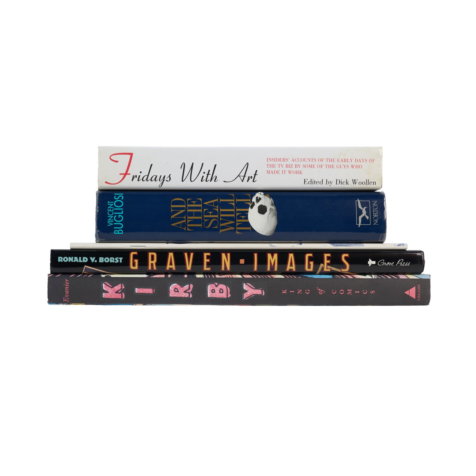Hollywood | Group of Signed and Inscribed Books: A group of signed and inscribed books from the collection of American actor and comedian Chuck McCann, including: BUGLIOSI, VINCENT. And the Sea Will Tell. New York: Norton, 1991. 8vo. Signed and insc