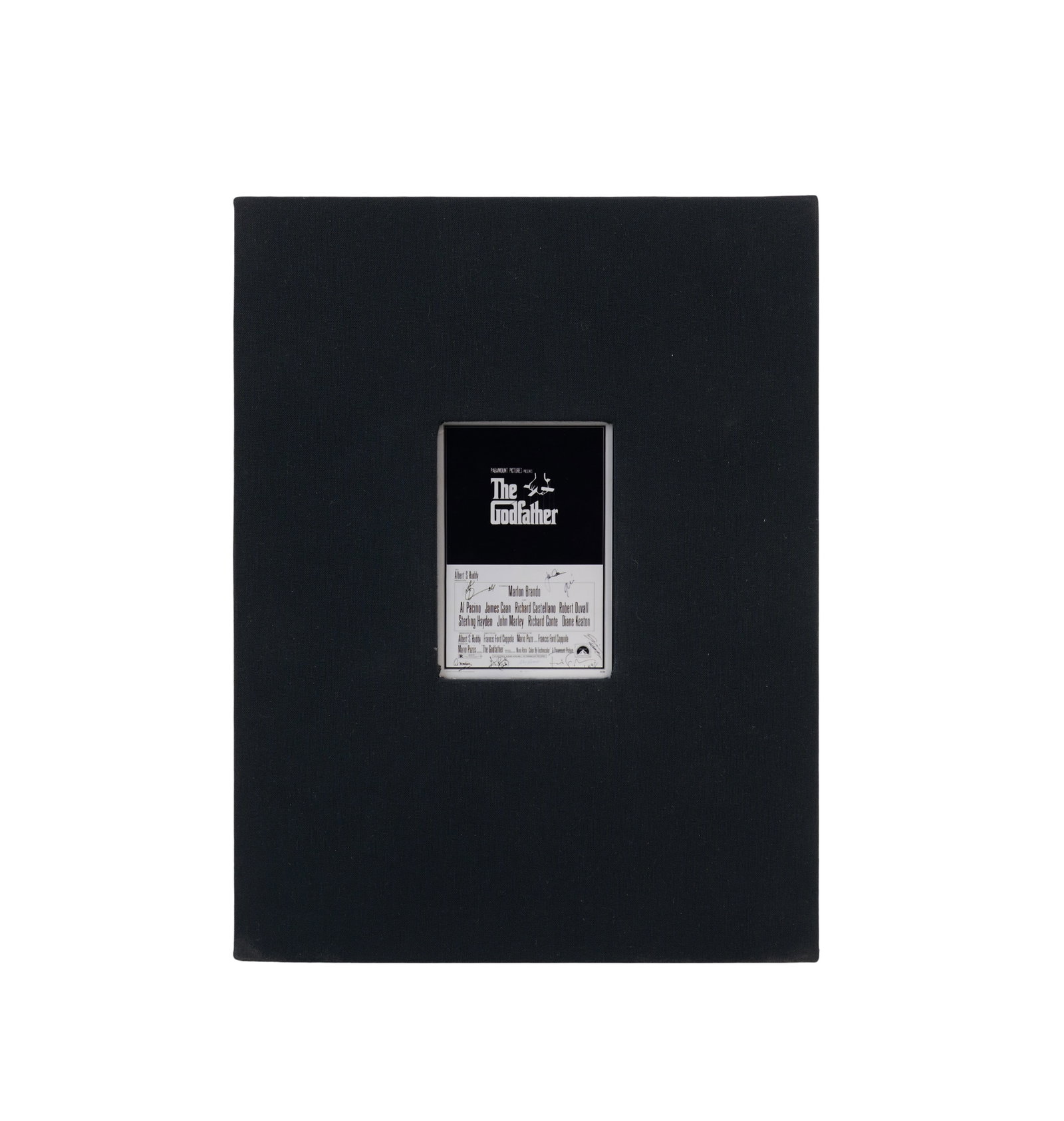 Lawrence Grobel | Lord John Film Festival Limited Edition Volume: YELLIN, HERB, ed. Lord John Film Festival. Northridge: Lord John Press, 2006. Quarter brown leather over black cloth with onlay of a facsimile poster of "The Godfather," in publisher's black cloth sli