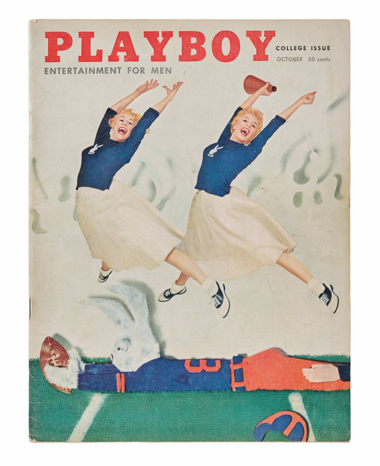 Playboy | Janet Pilgrim Twice-Signed 1955 and 1956 Magazines (1 of 12)