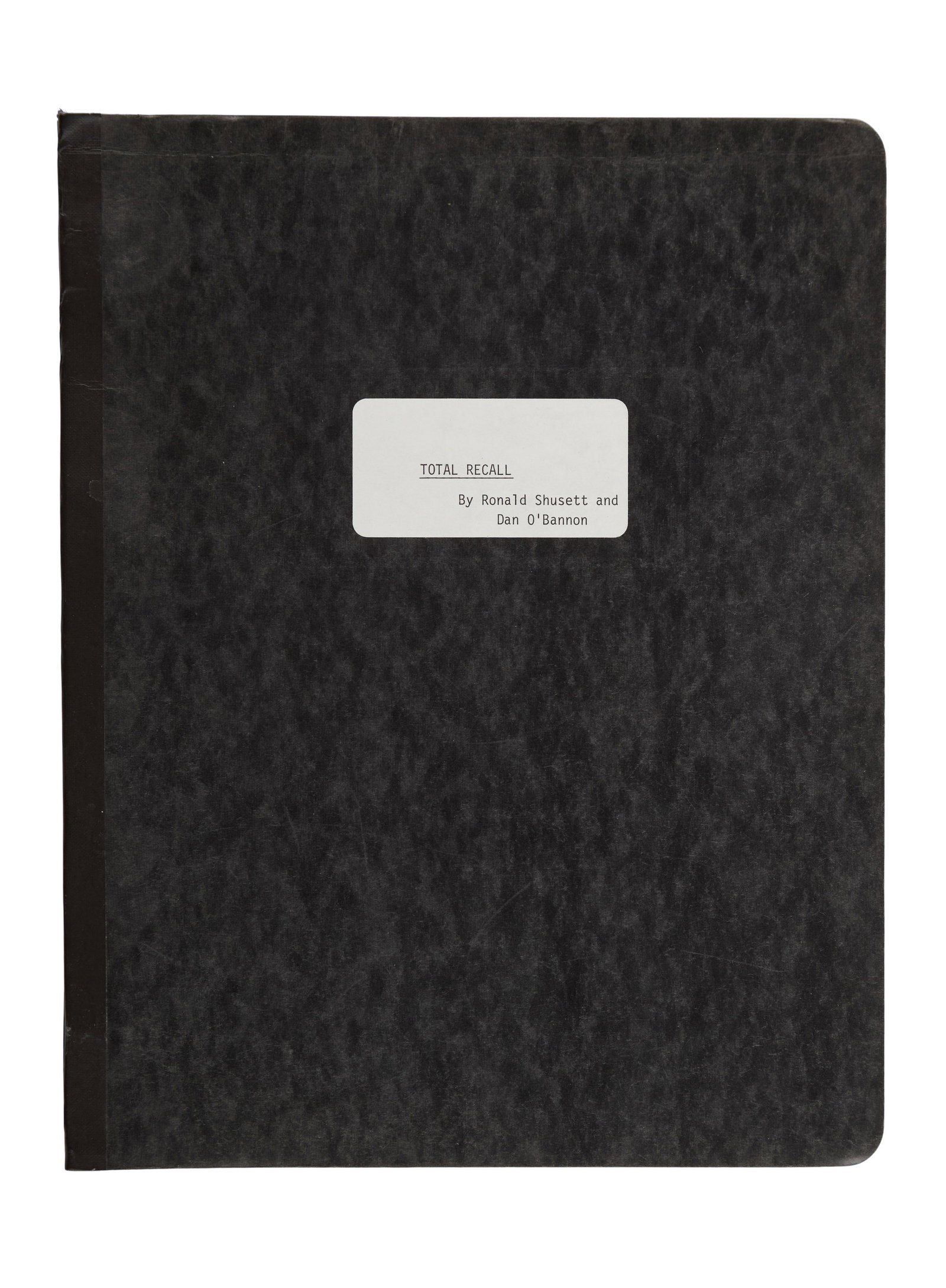 Total Recall | Production Script: An original production script for Total Recall (Tri-Star, 1990), the science fiction/action film starring Arnold Schwarzenegger. This copy is a revised draft dated to June, 1982, with both "screen sto