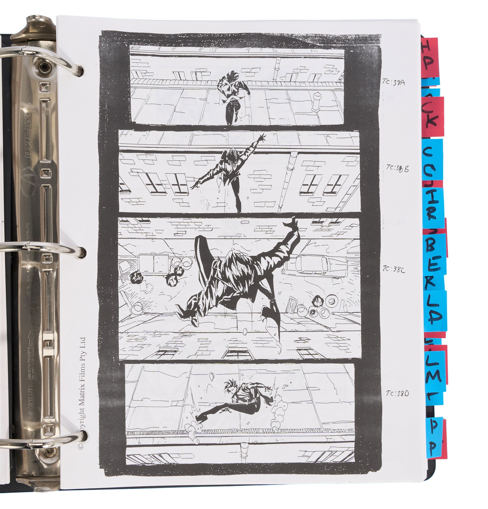 The Matrix | Storyboard Bible with Additional Color Storyboards (1 of 10)