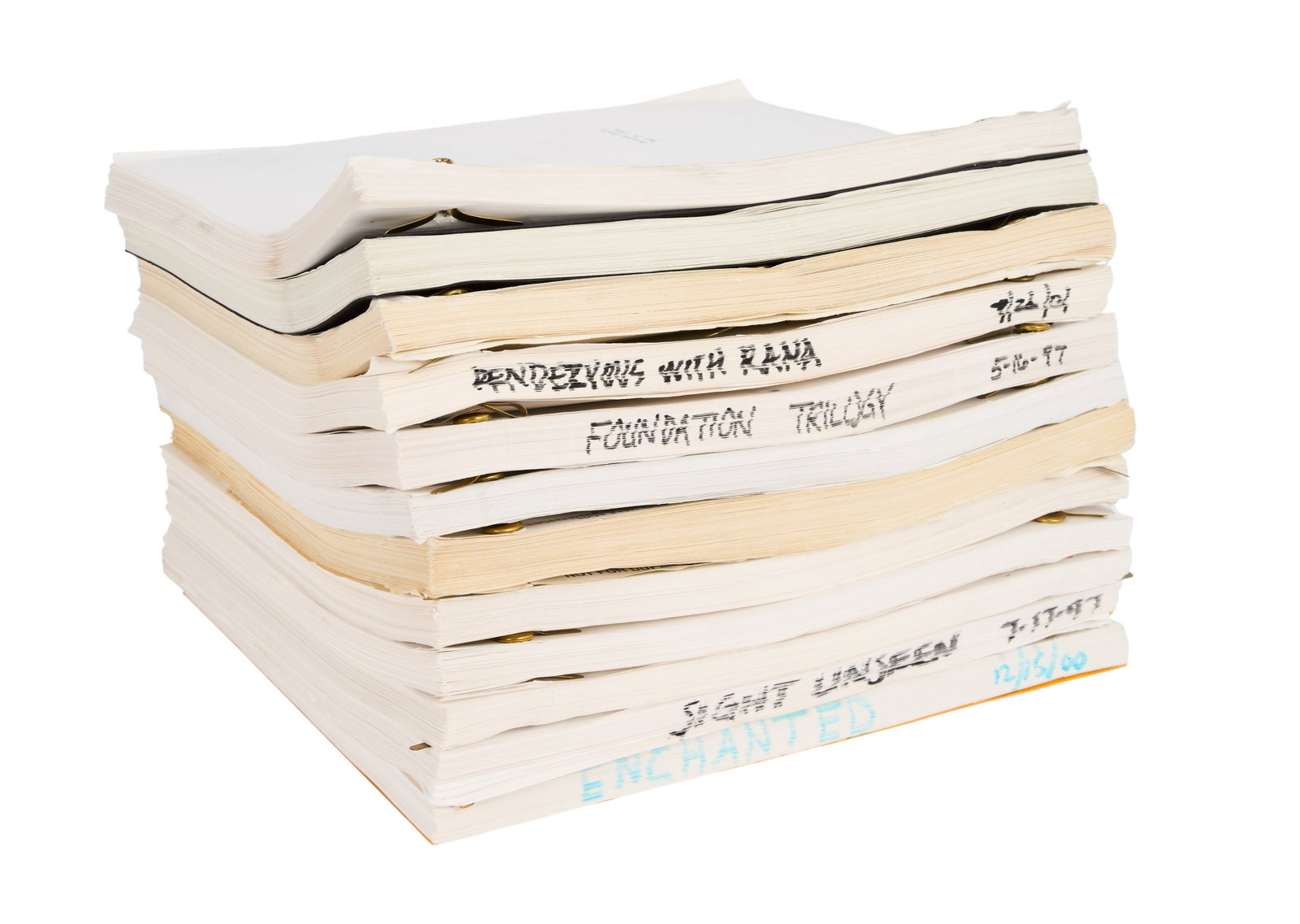 Science Fiction and More | Production Scripts: A group of screenplays and one teleplay, a mix of produced and unproduced projects, including: - A Princess of Mars by Bob Gale, based on the novel by Edgar Rice Burroughs and the revised third draft 