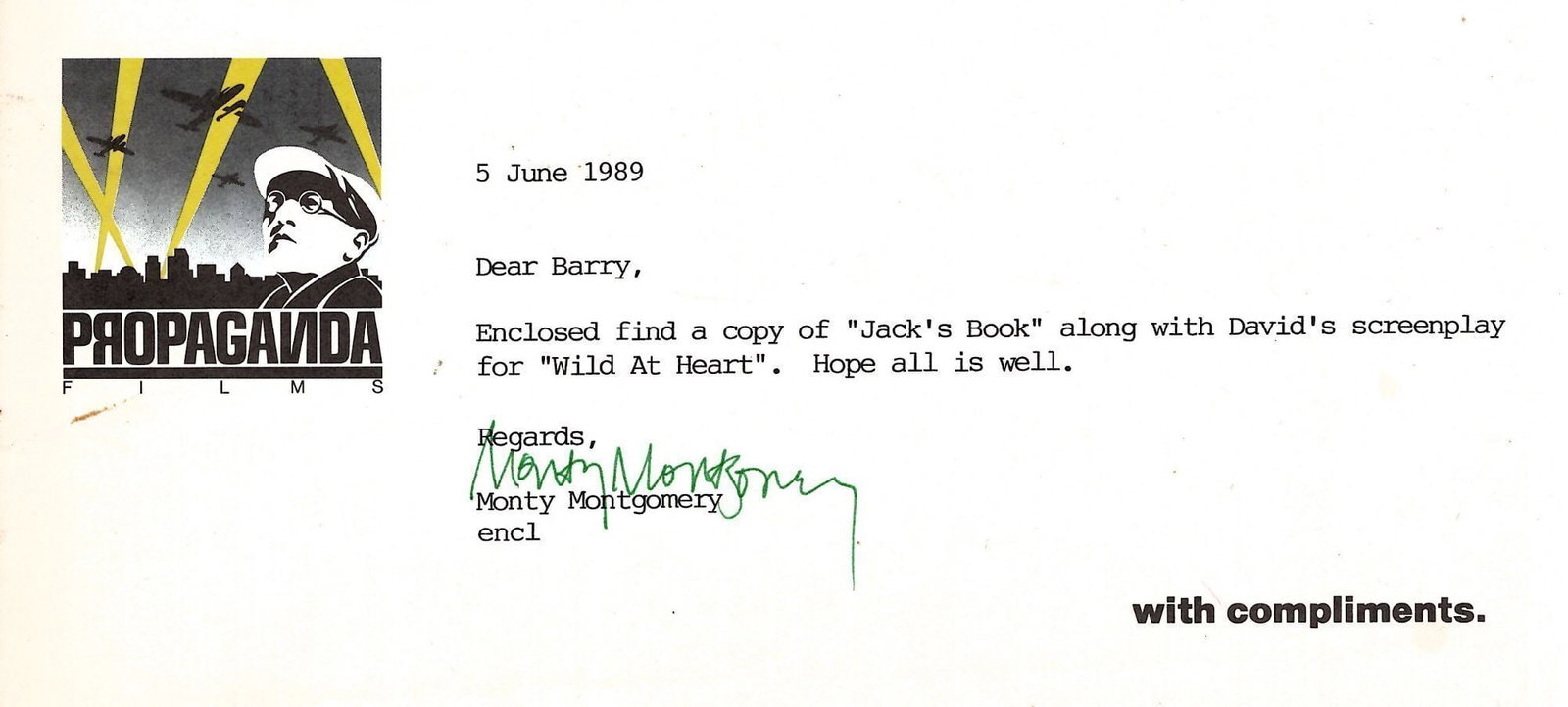 Wild at Heart | Rare First Draft Script and Revised First Draft Script Each Signed by Barry Gifford - 6
