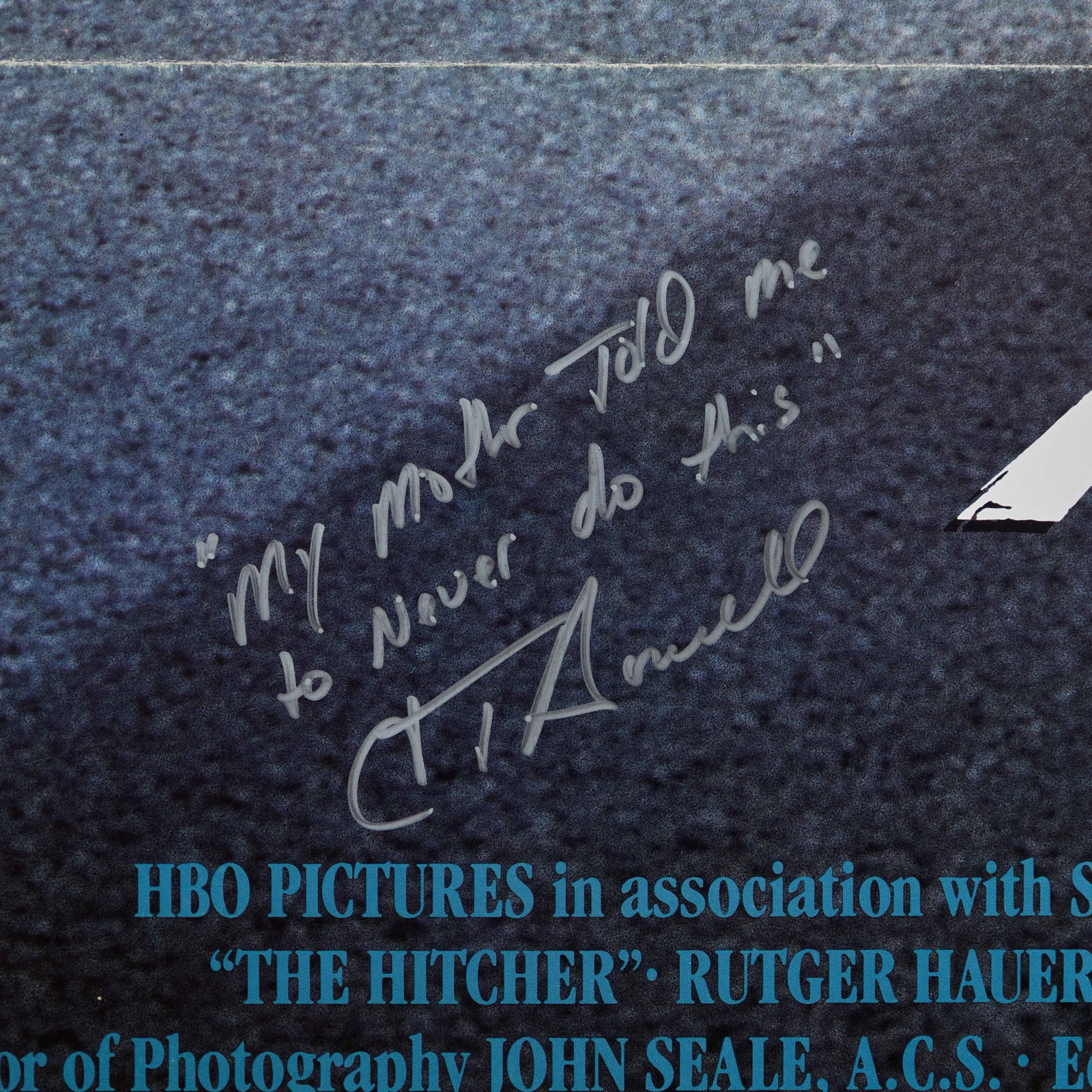 The Hitcher | C. Thomas Howell Signed Poster - 2