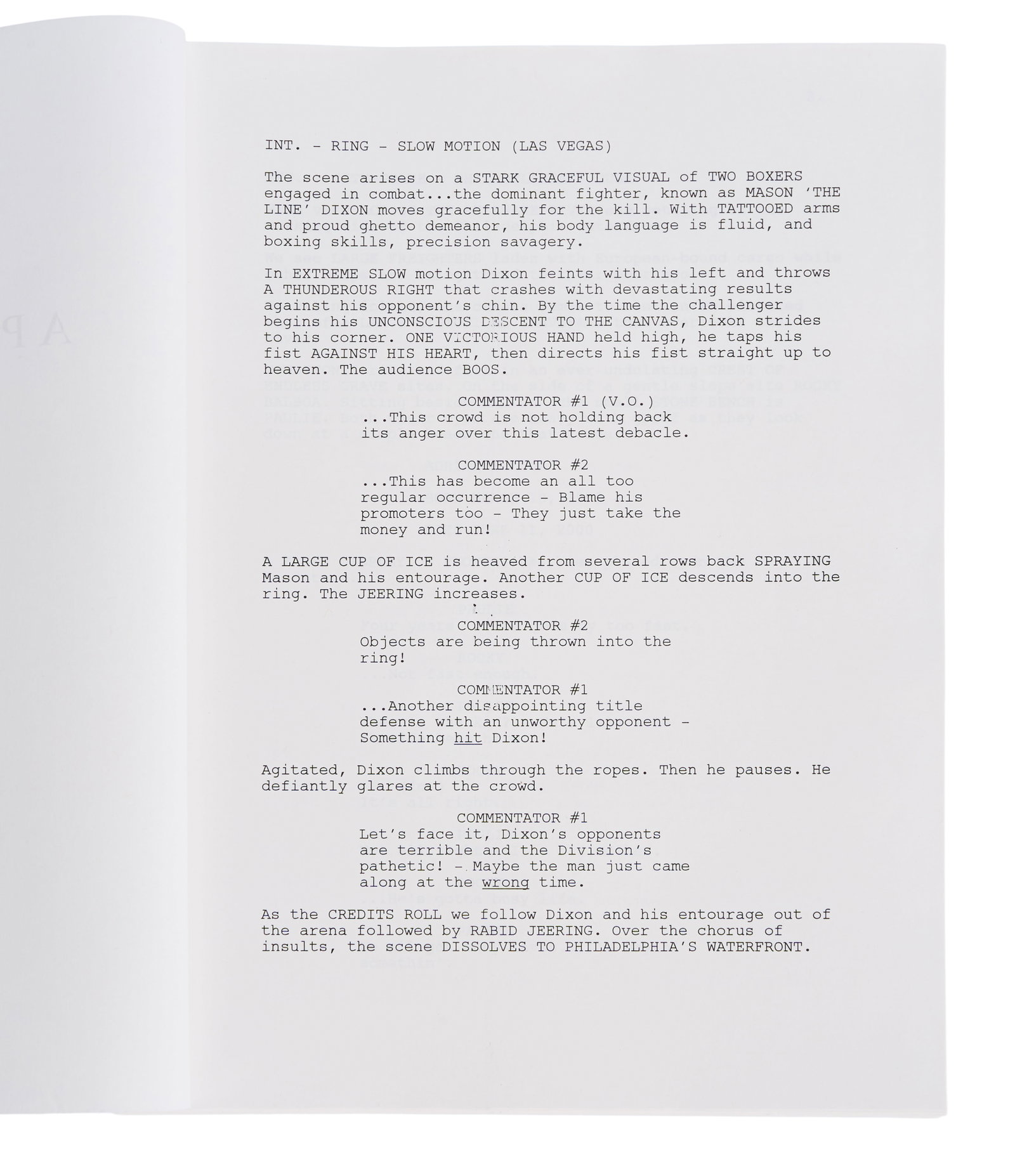 Rocky Balboa | Production Script - 2