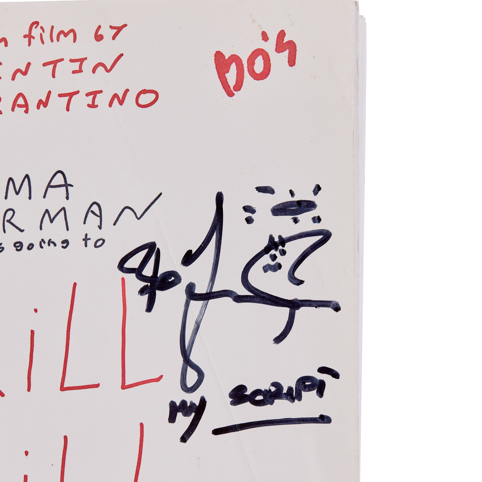Kill Bill | Bo Svenson Signed Script - 4