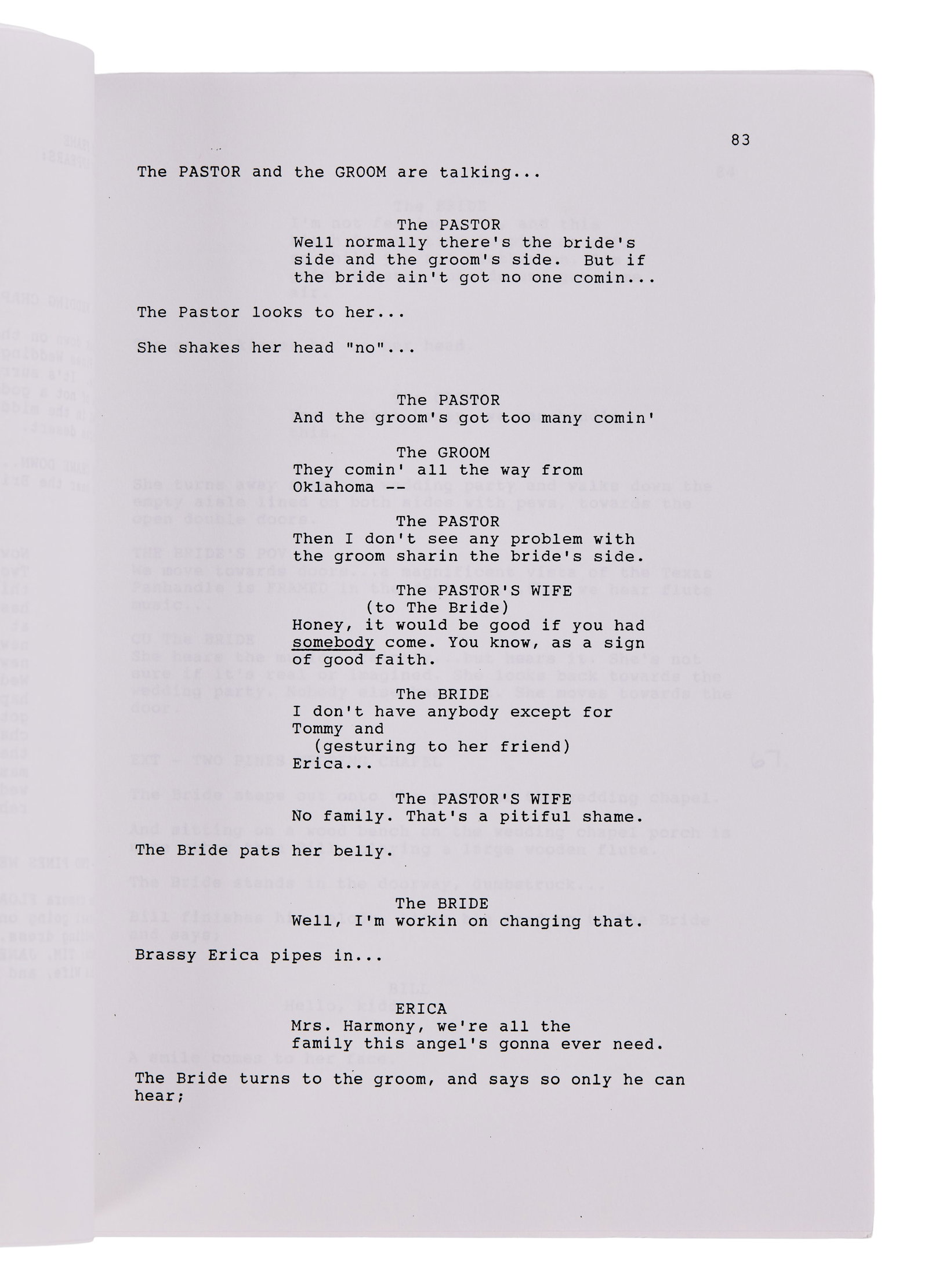 Kill Bill | Bo Svenson Signed Script - 6