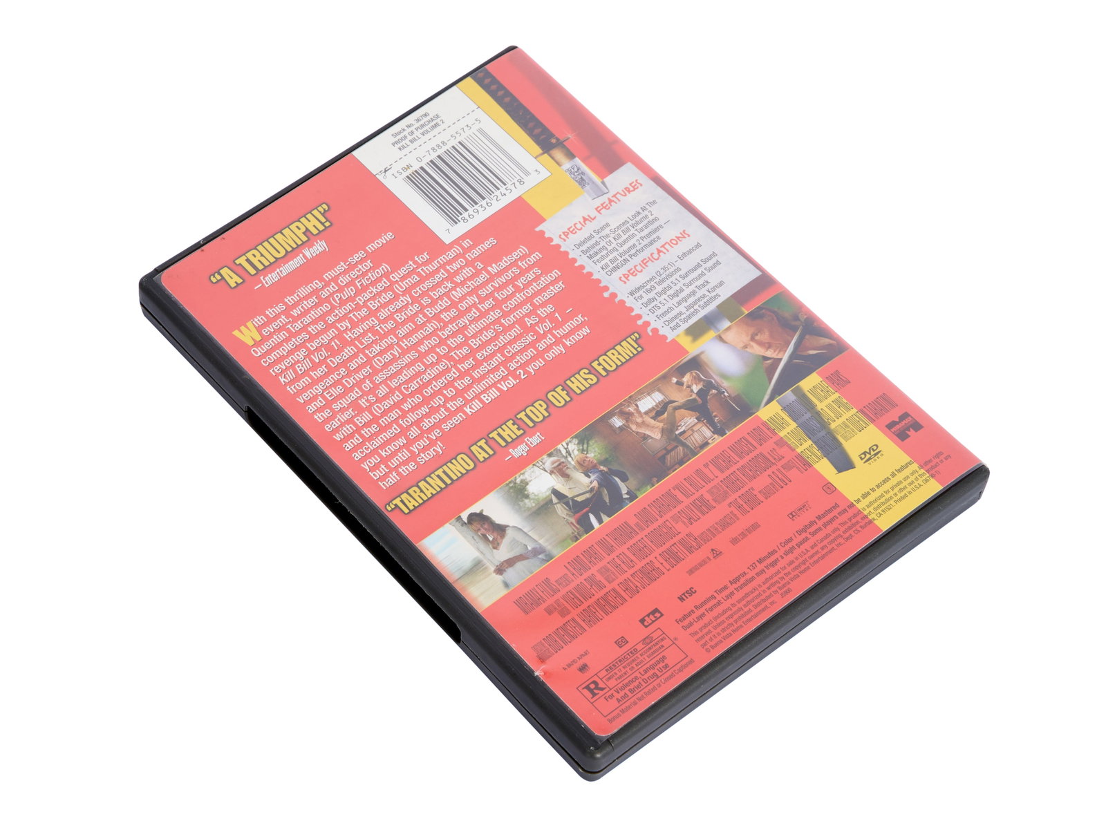 Kill Bill: Volume 2 | David Carradine Signed DVD - 2