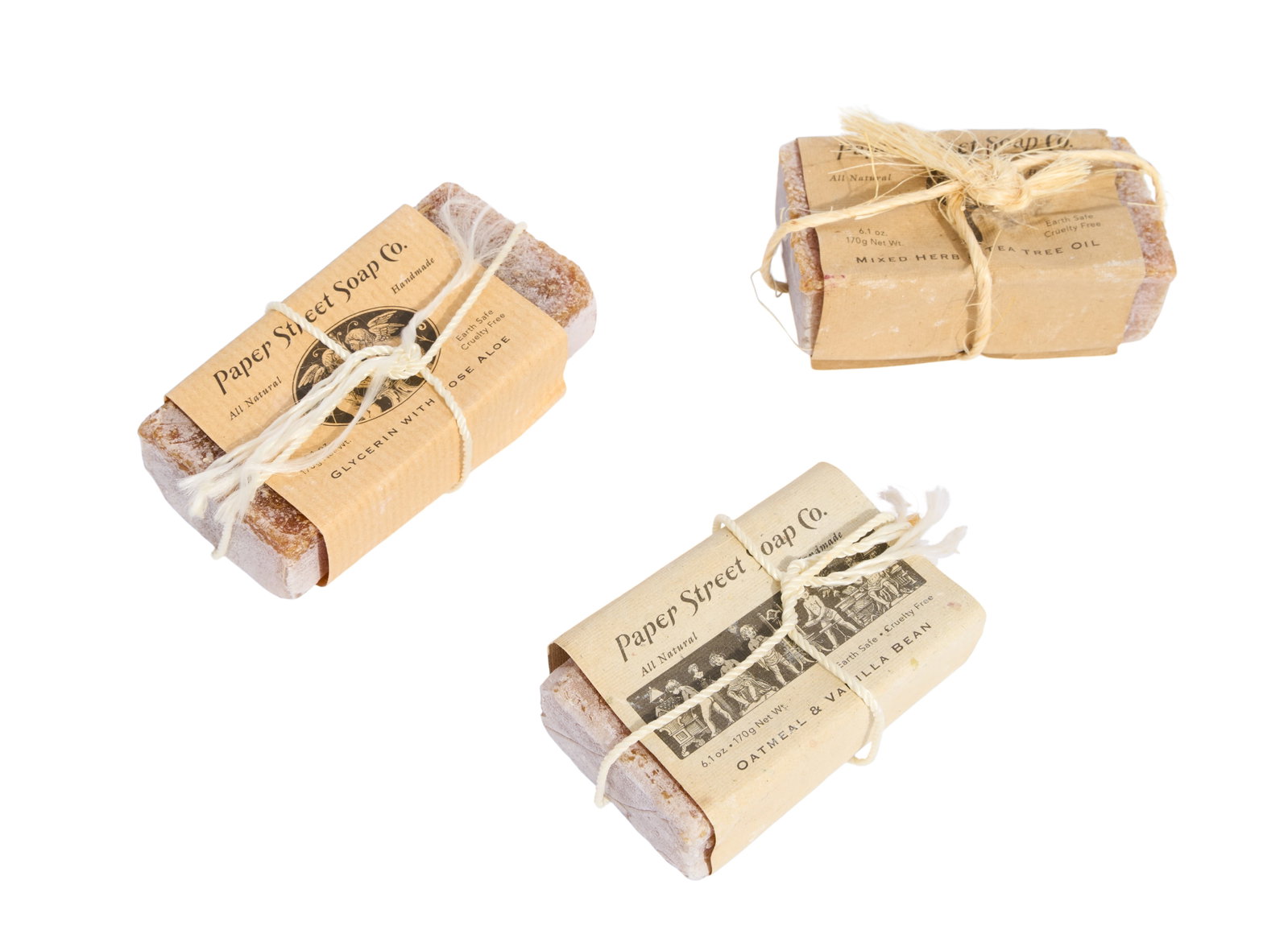 Fight Club | Three "Paper Street Soap Co." Bars of Soap (1 of 3)