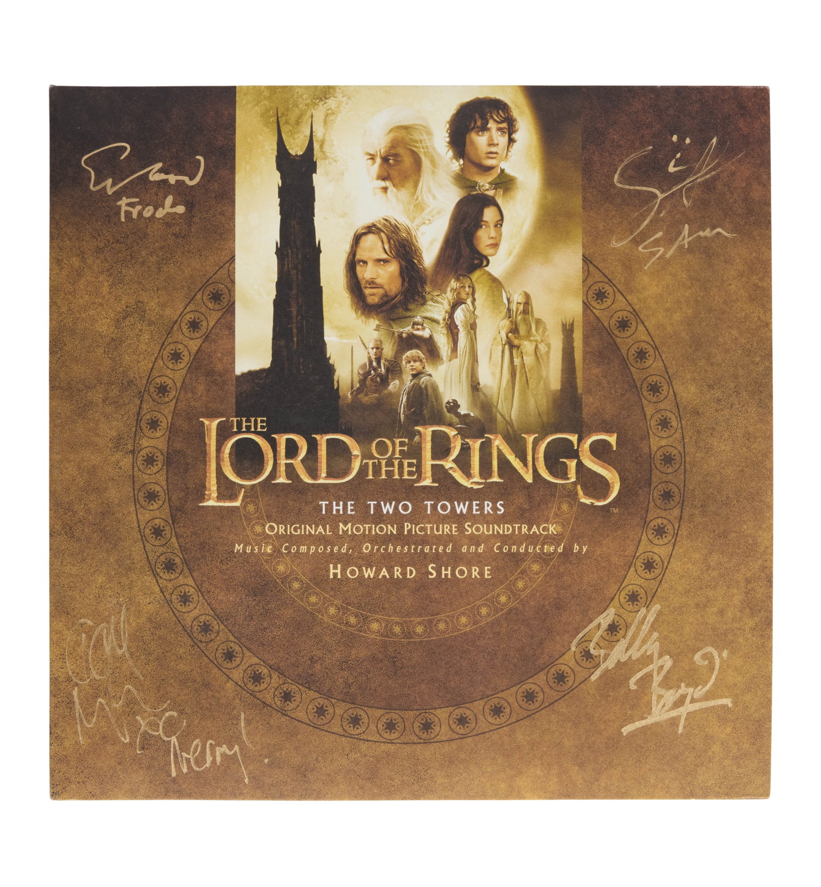 The Lord of the Rings: The Two Towers | Multi-Signed Record Album (1 of 3)