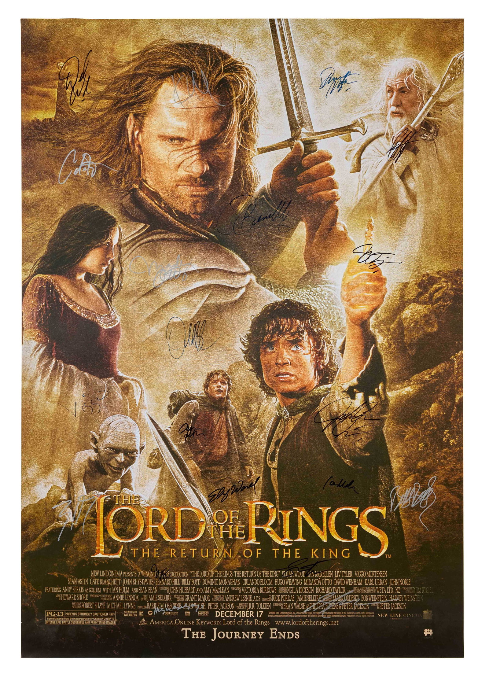 The Lord of the Rings: The Return of the King | Cast-Signed Poster (1 of 20)