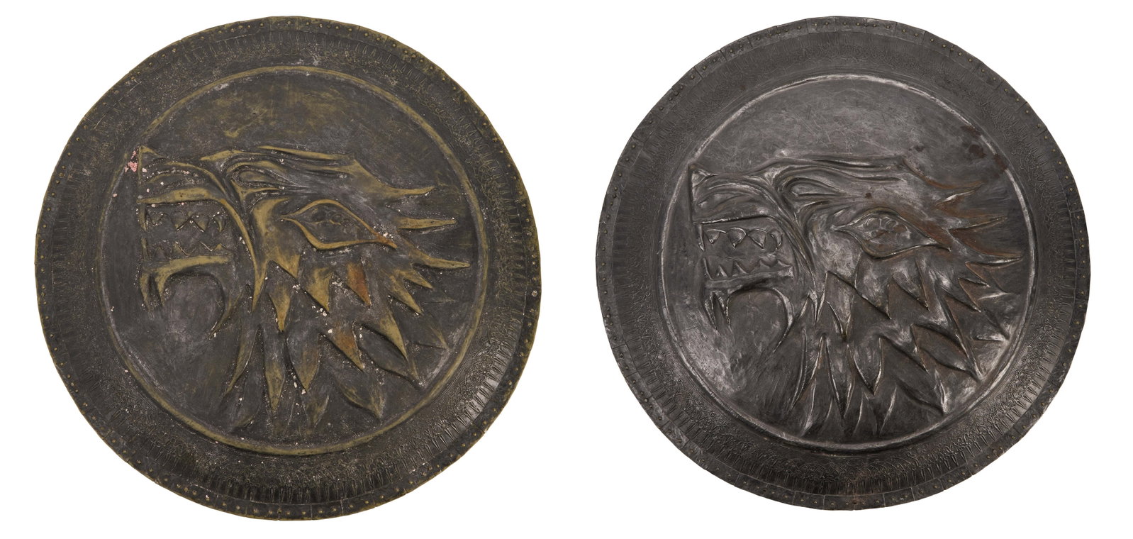 Game of Thrones | Stark Shields with Direwolf (2) (1 of 6)