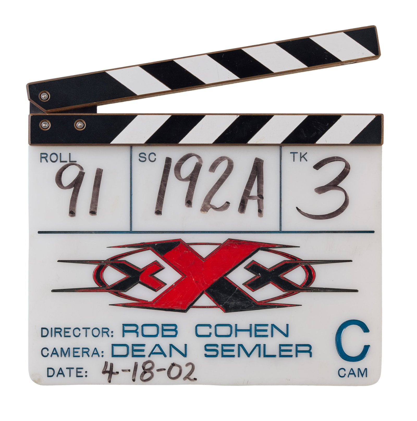 xXx | Production-Used Clapperboard (1 of 5)