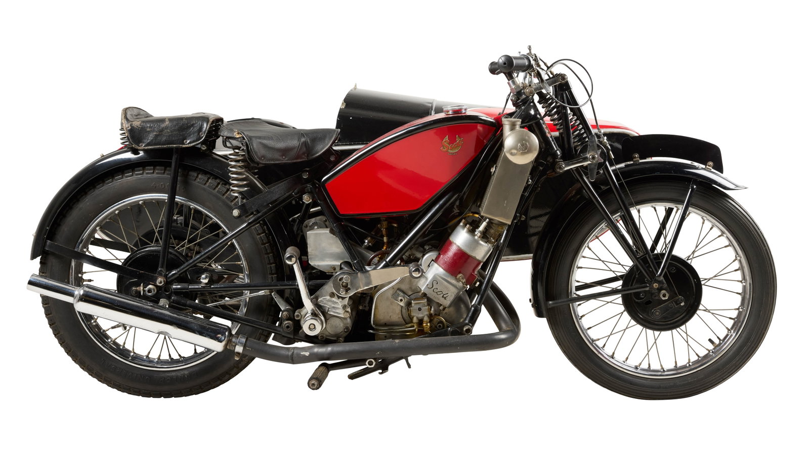 Steve McQueen | 1929 Scott Flying Squirrel Motorcycle with Sidecar (With 1984 Estate Auction COA) (1 of 12)