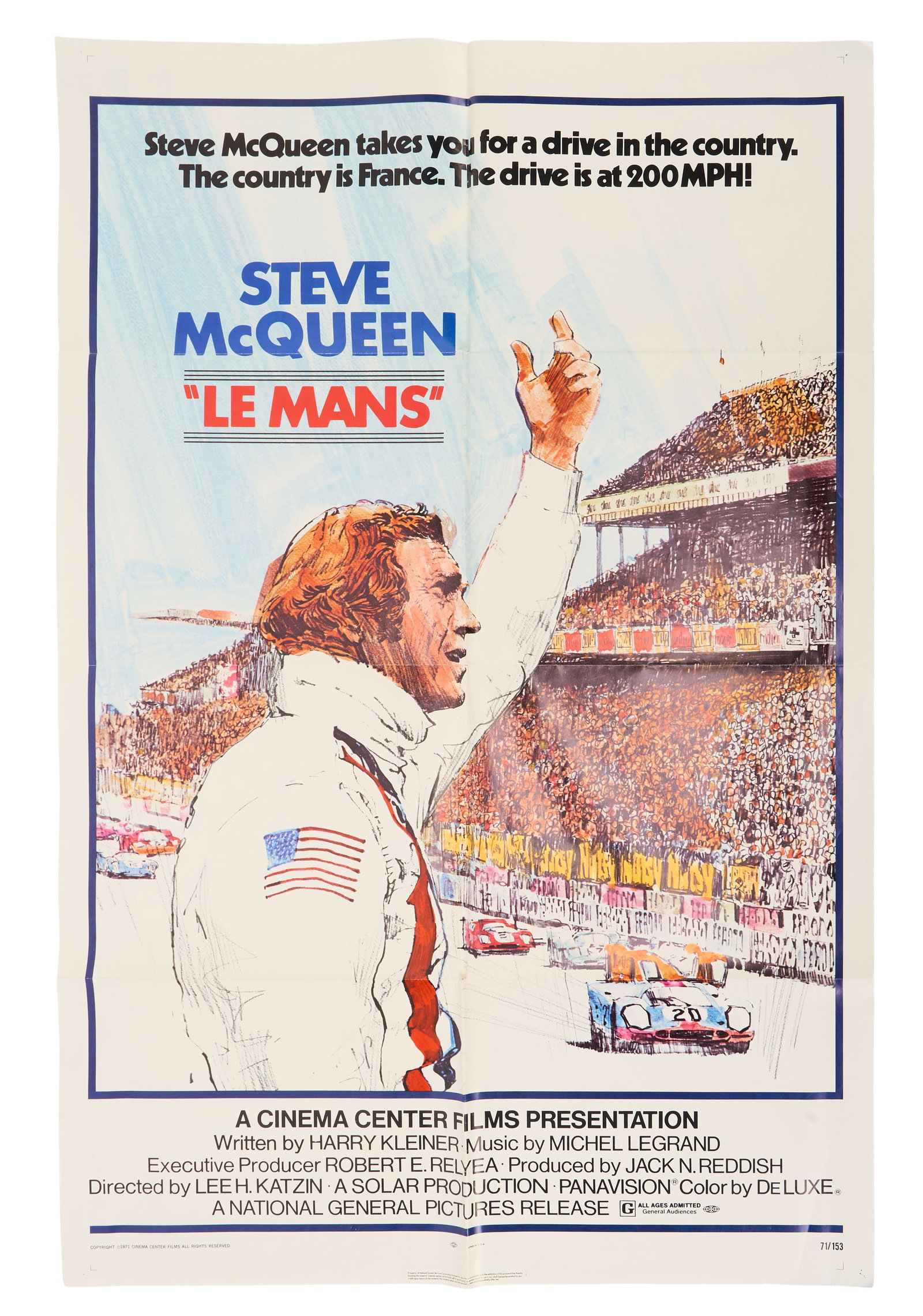 Steve McQueen | Rare Production Script for "Le Mans" - 2