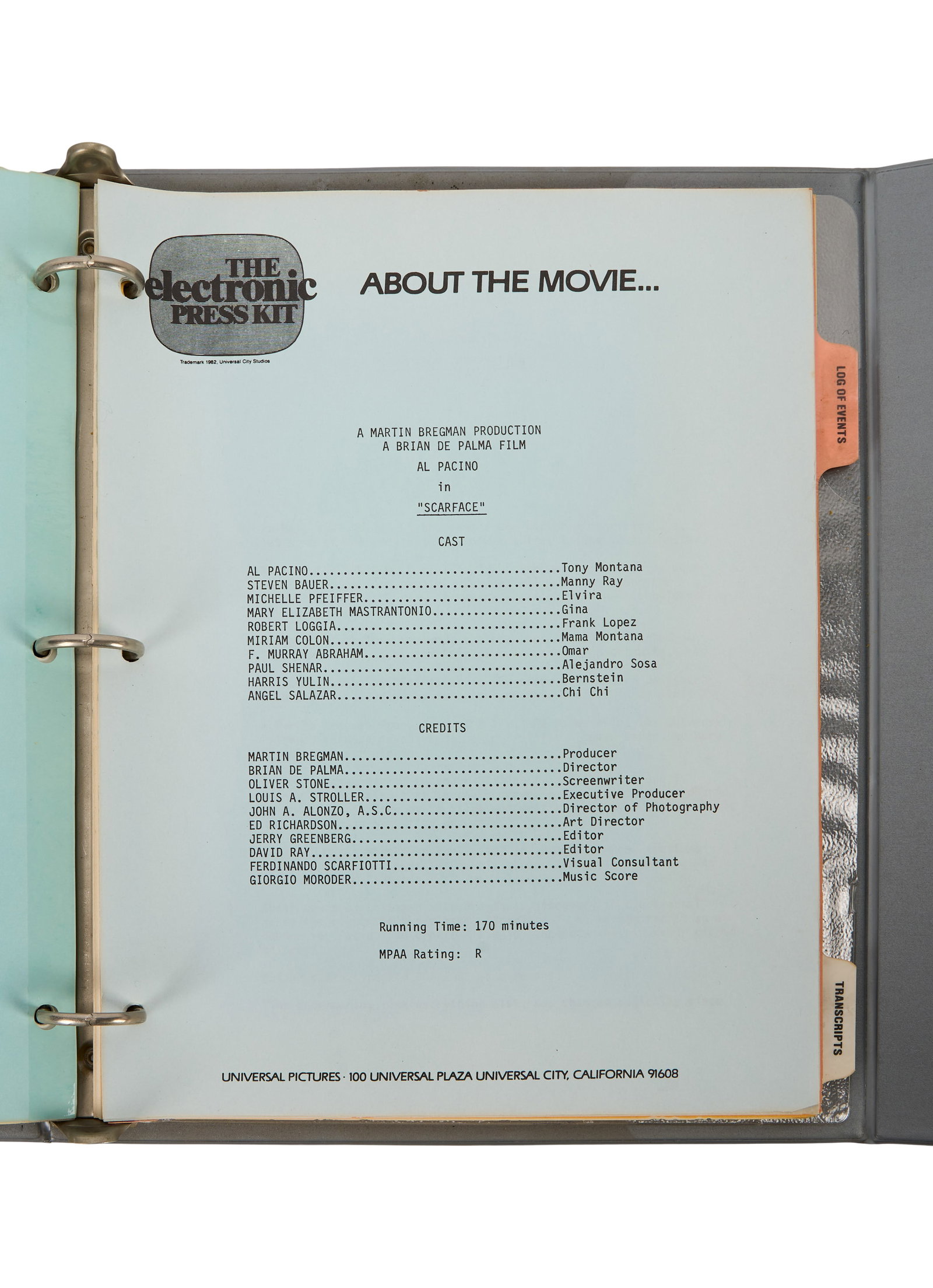 Scarface | Electronic Press Kit - 5