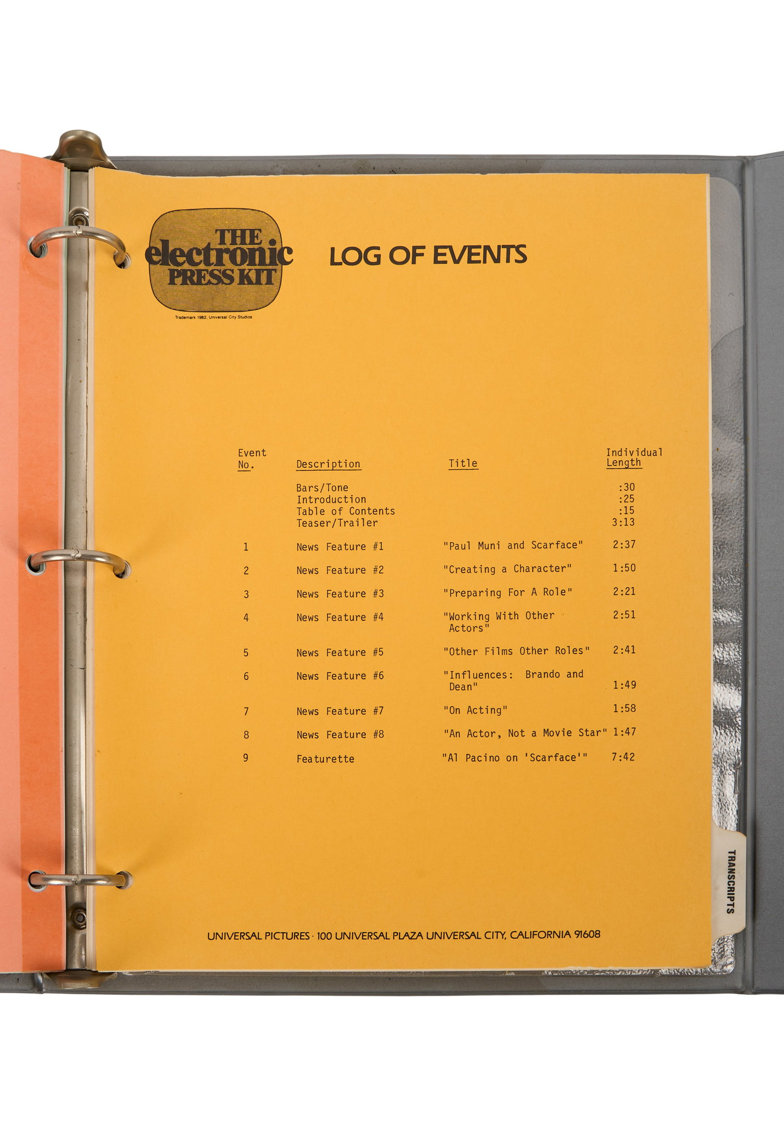 Scarface | Electronic Press Kit - 6