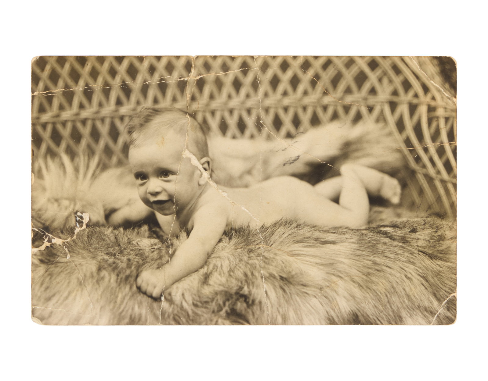Al Pacino | 1940 Birth Announcement Photo: A vintage photograph from 1940 annoucing the birth of Alfredo James Pacino, later to be known as celebrated actor Al Pacino. Handwriting in pencil present on the verso that reads: "Alfred