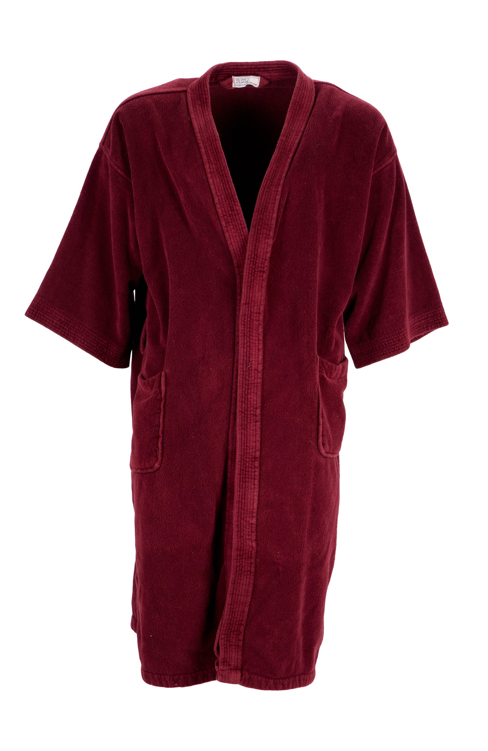 The King of Queens | Doug Heffernan's (Kevin James) Robe: A red robe worn by Kevin James as "Doug Heffernan" on The King of Queens (CBS, 1998-2007) during the production of the season one episode "Dog Days," which first aired January 18, 1999. James can be