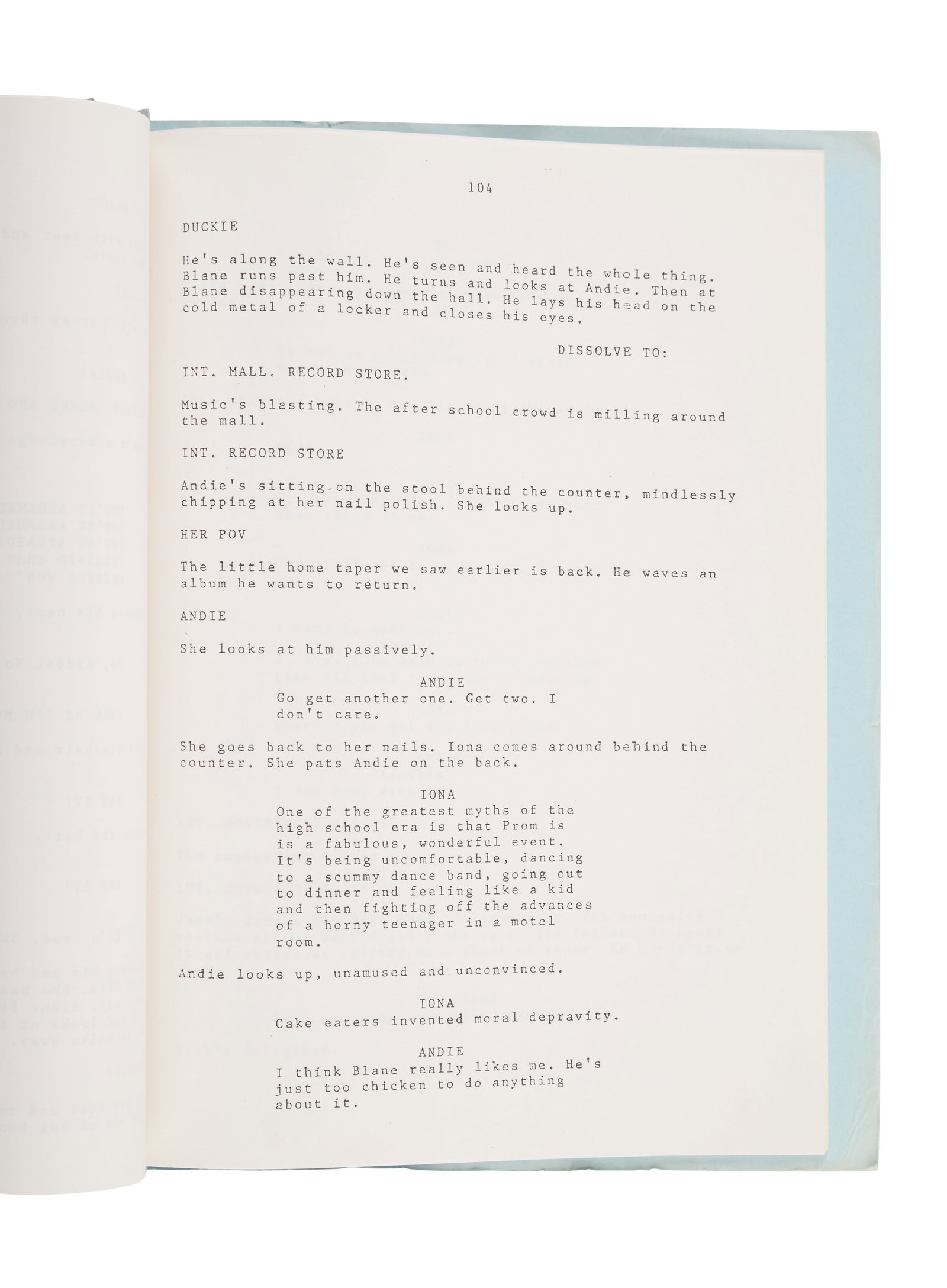 Pretty in Pink | Production Script - 3