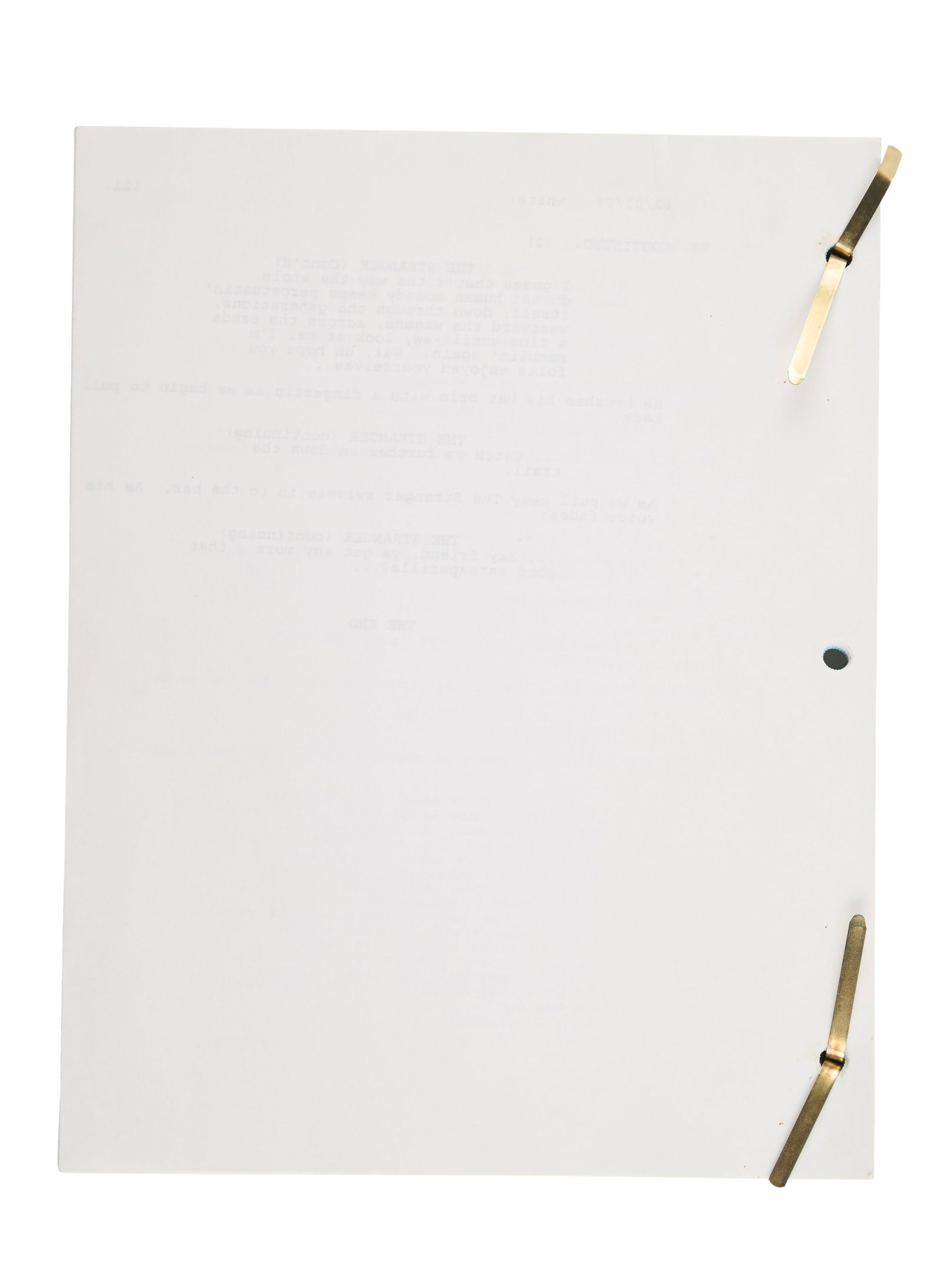 The Big Lebowski | Production Script - 2