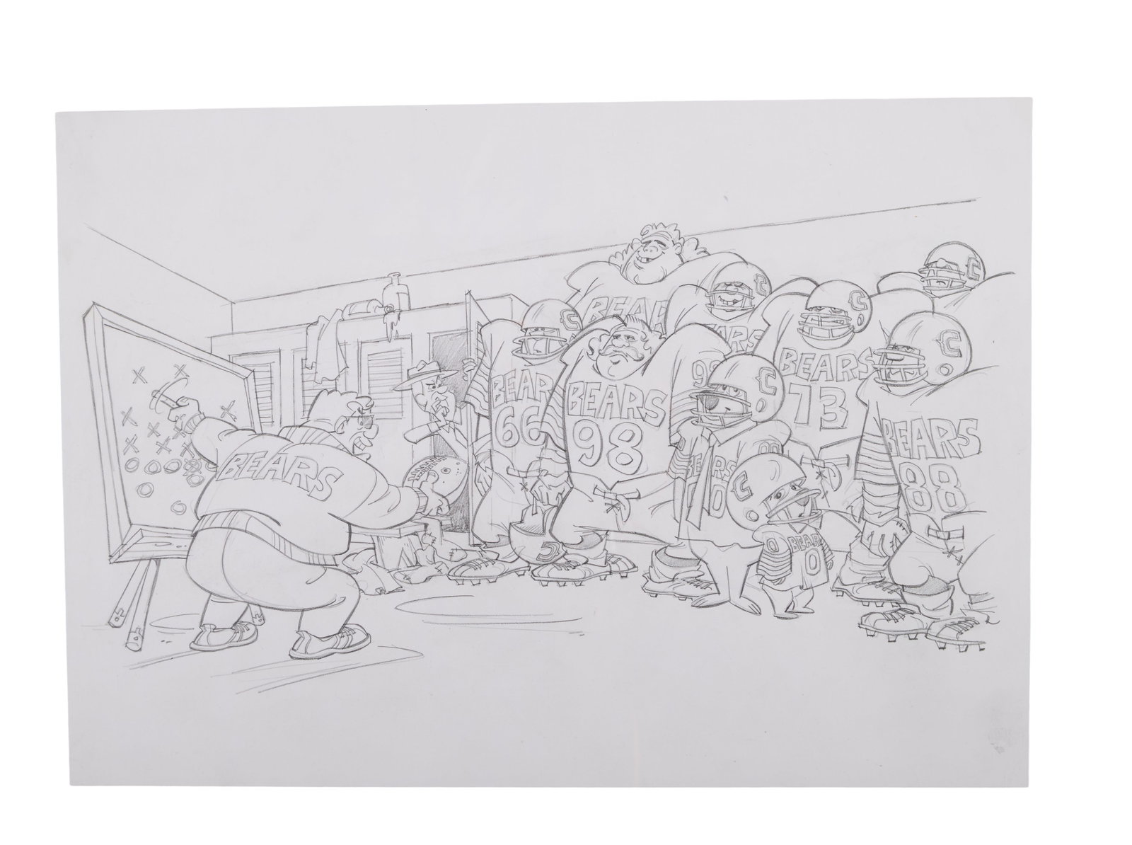 Yogi Bear | Three Original Pencil Drawings by Iwao Takamoto (1 of 2)