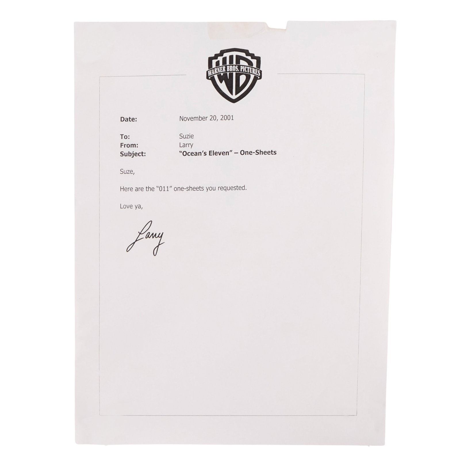 Ocean's Eleven | Cast-Signed Poster - 4