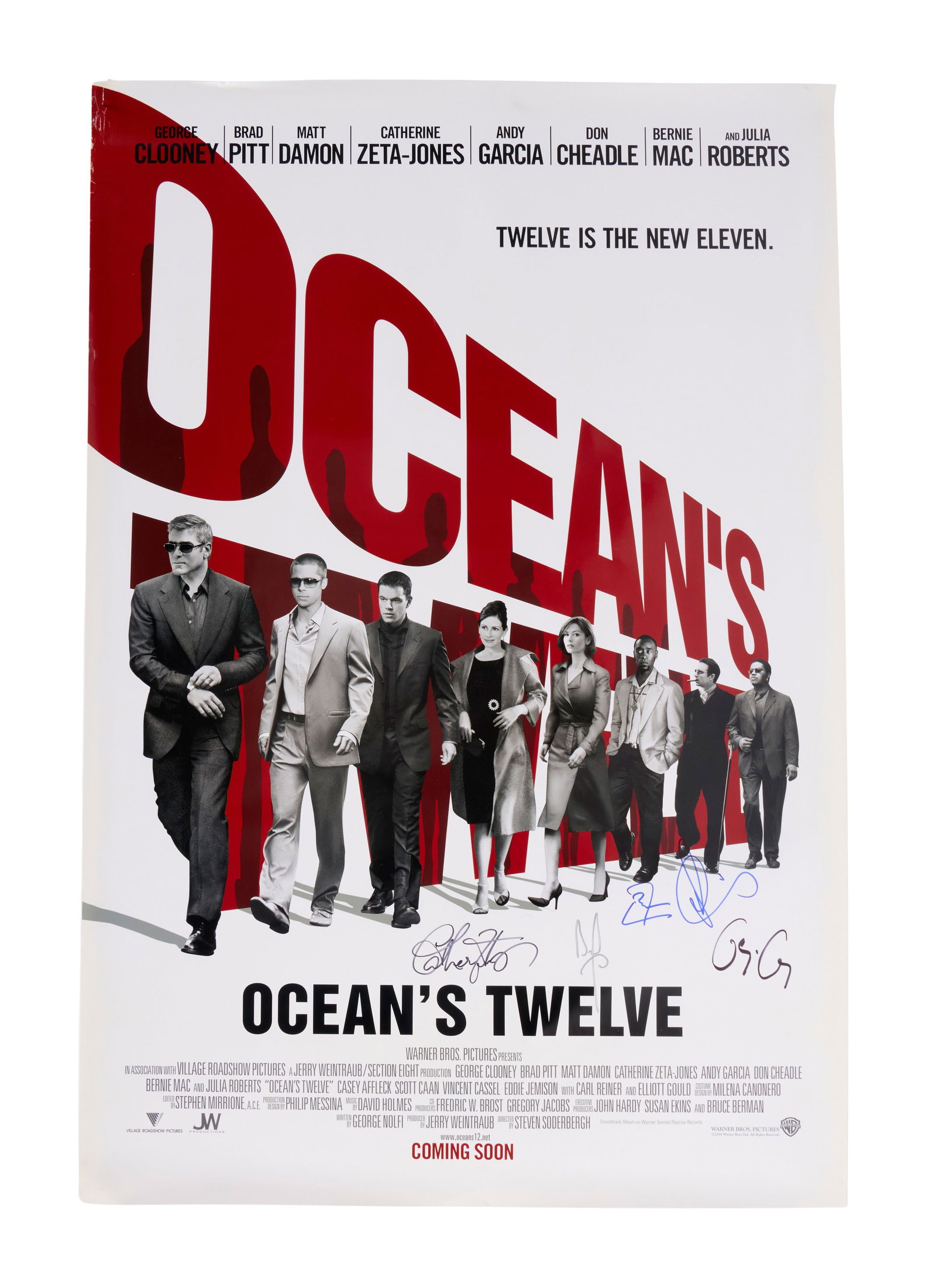 Ocean's Twelve | Cast-Signed Poster (1 of 3)