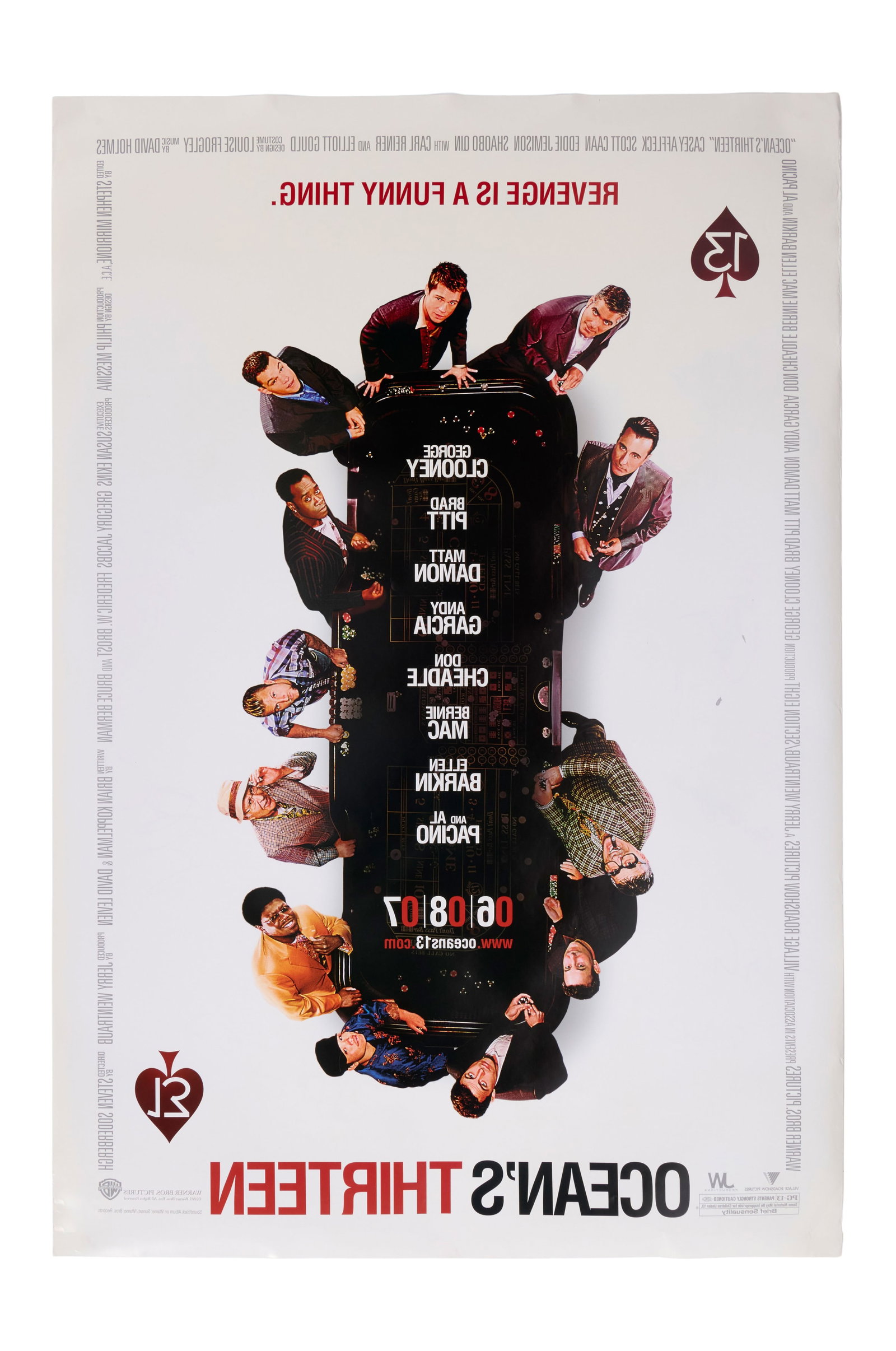 Ocean's Thirteen | Cast-Signed Poster - 2