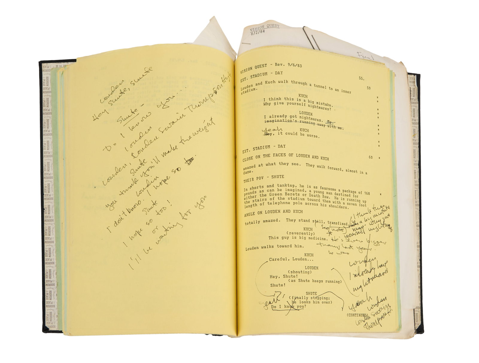 Vision Quest | Director's Annotated Production Script - 5