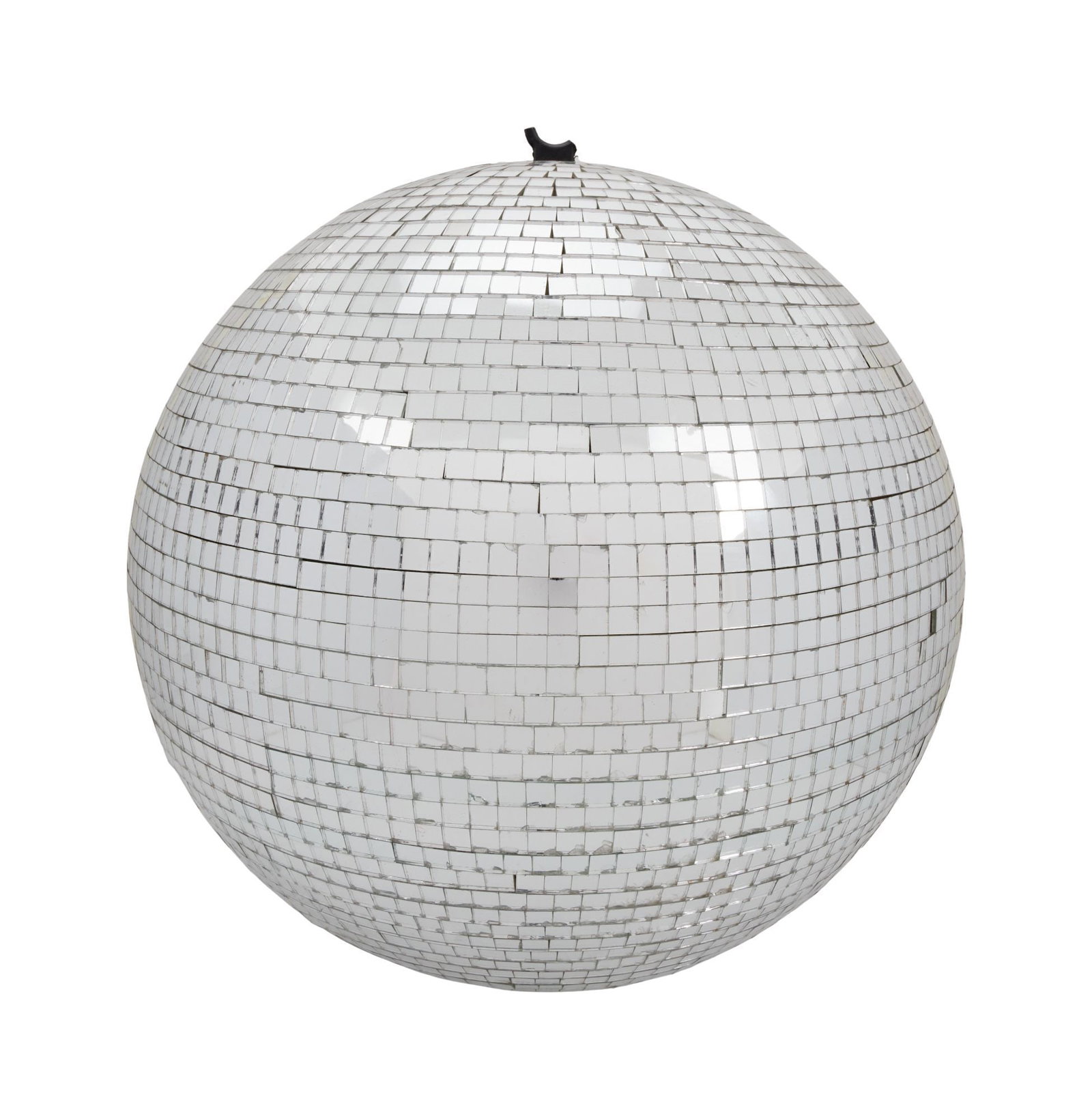 54 | Studio 54 Disco Ball Prop: One of the original disco ball props used in the "Studio 54" scenes of the Mark Christopher-directed film 54 (Miramax, 1998). The disco ball is comprised of a black resin/plastic sphere