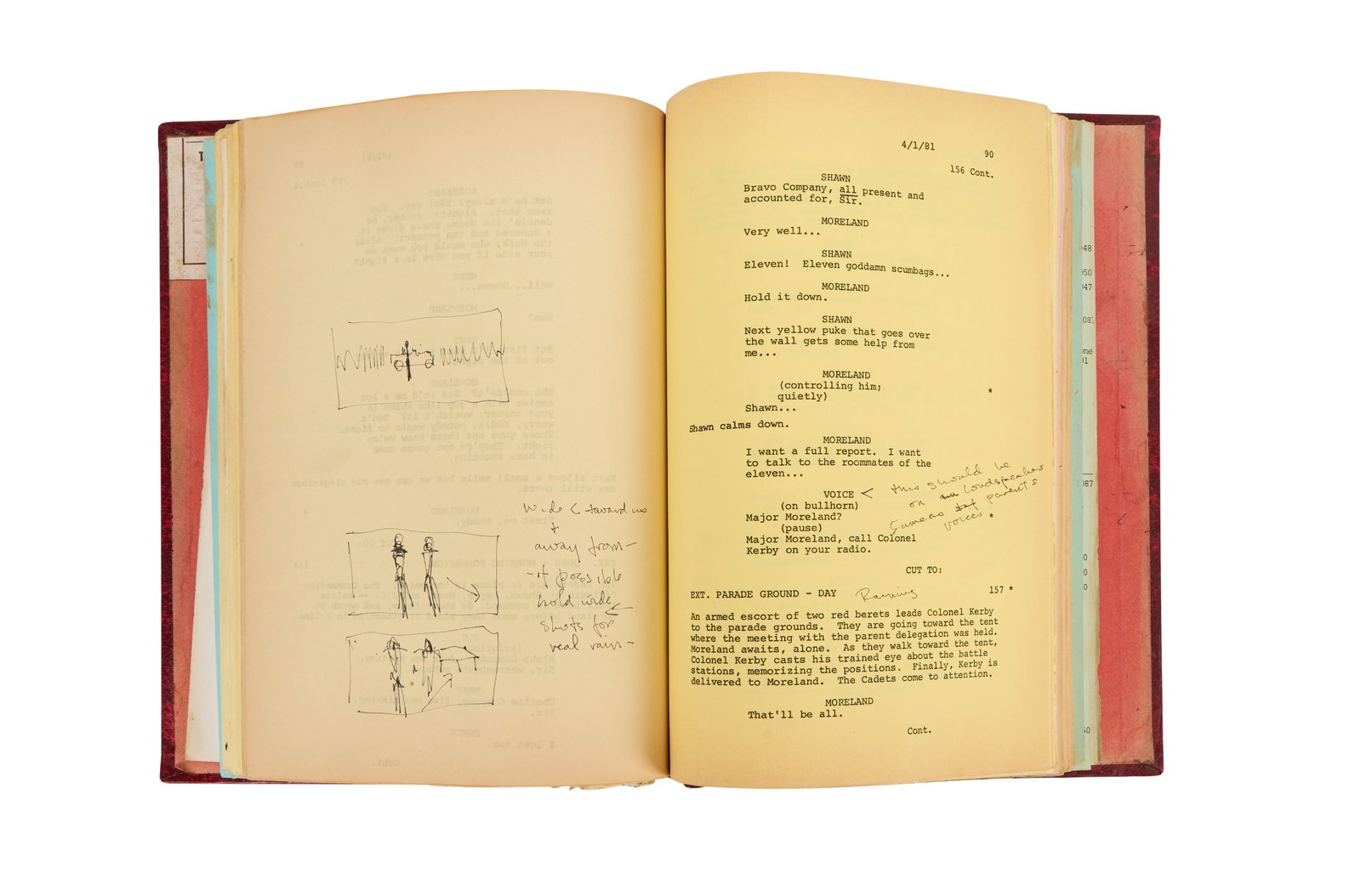 Taps | Director's Annotated Production Script with Storyboards Binder - 4