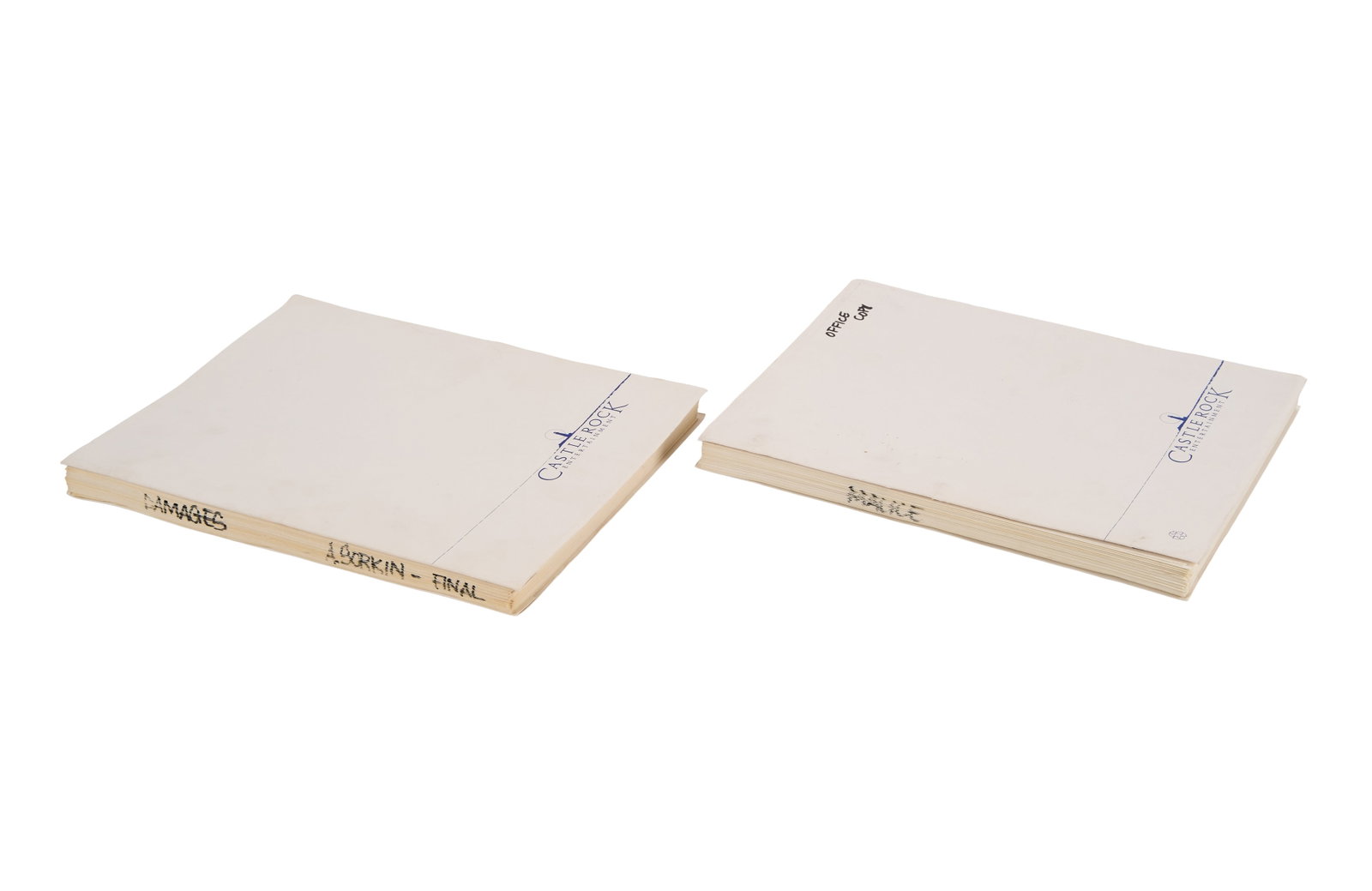 Malice | Production Scripts, Including One Signed by Director - 2
