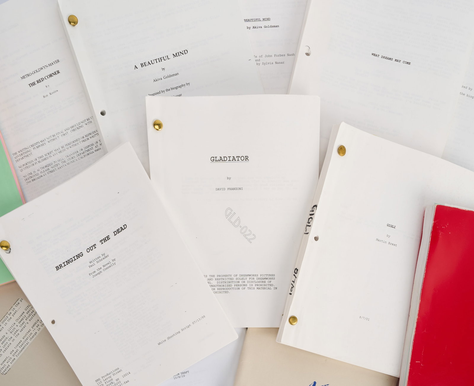 Dramas and More | Production Scripts: A group of scripts for eight feature films released 1995-2011, some with multiple drafts, including: - Nixon (Buena Vista Pictures Distribution, 1995) written by Stephen J. Rivele, Christopher Wilkins