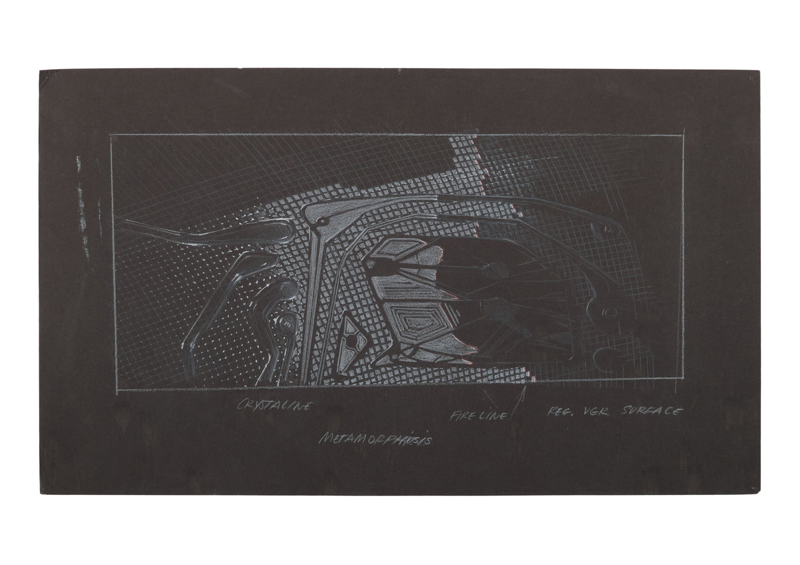 Star Trek: The Motion Picture | "V'Ger" Hand-Drawn Pastel Concept Art (1 of 1)