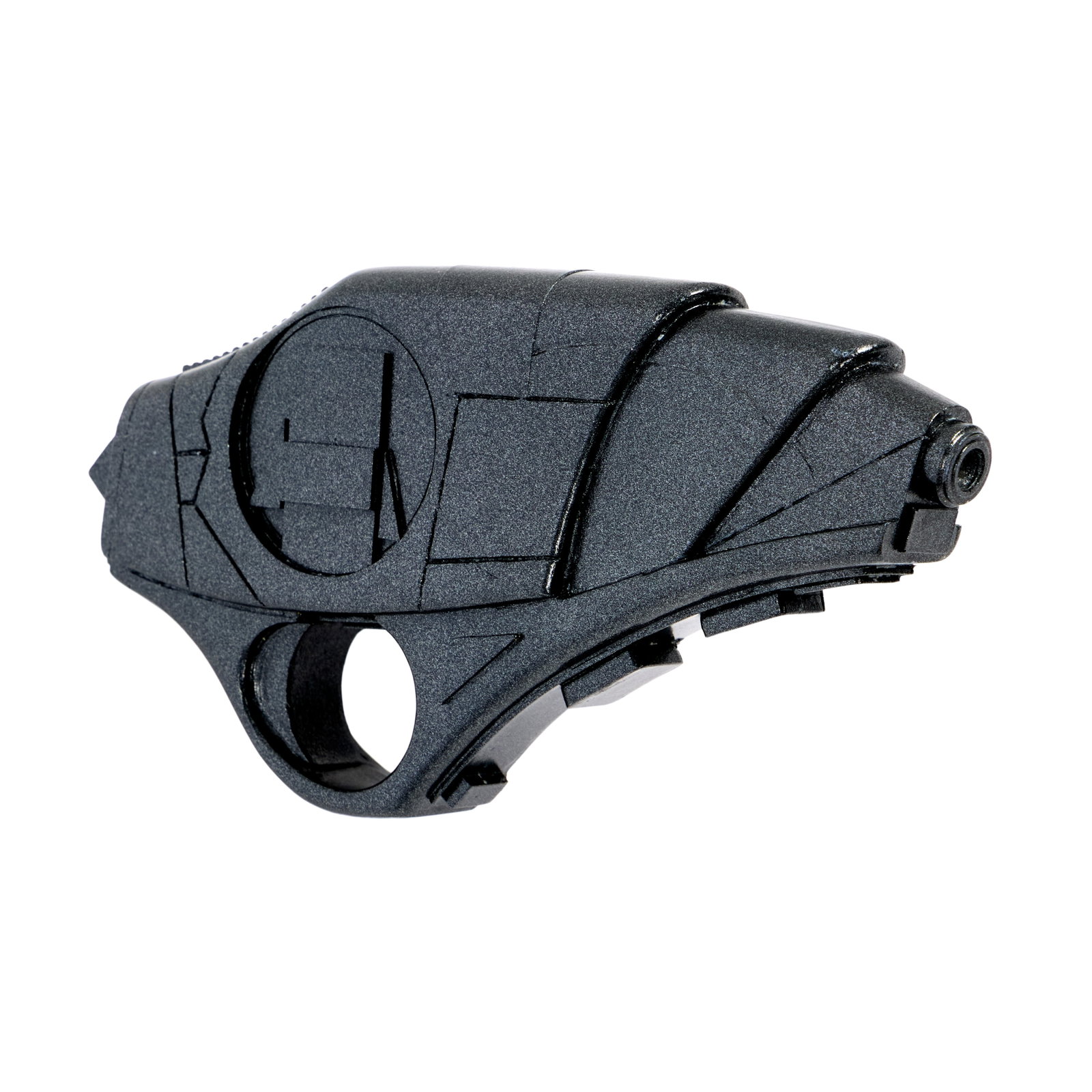 Star Trek: Deep Space Nine | "Dax" Phaser Prop: An alien phaser prop from the production of Star Trek: Deep Space Nine (Syndicated, 1993-1999). This phaser design made its debut in the episode "Dax," which first aired February 15, 1993, and was