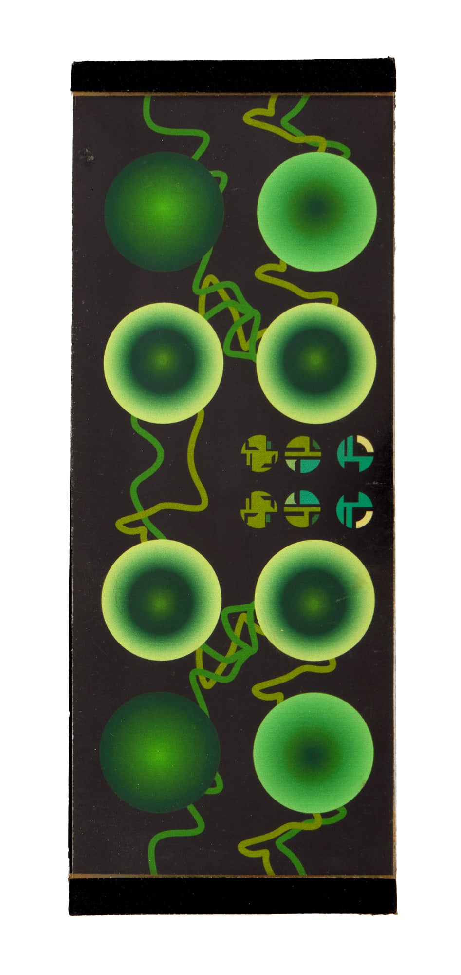 Star Trek: Voyager | Borg Panel: A small green and black Borg control panel from the production of Star Trek: Voyager (UPN, 1995-2001).