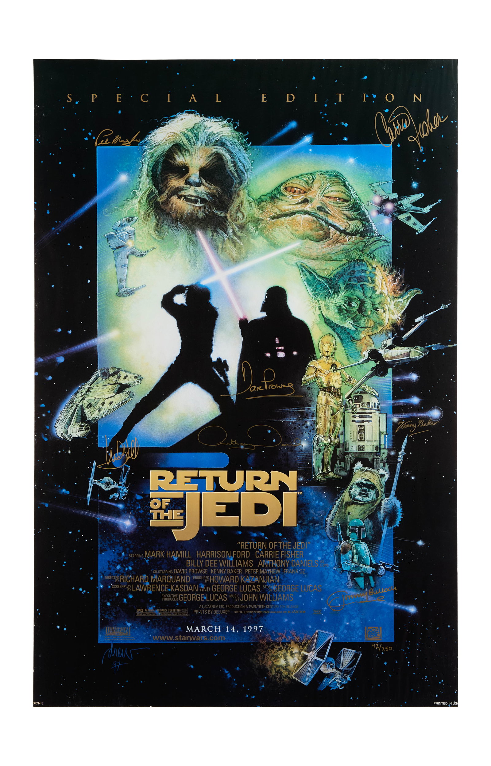 Star Wars: Return of the Jedi | Cast-Signed Poster (1 of 8)